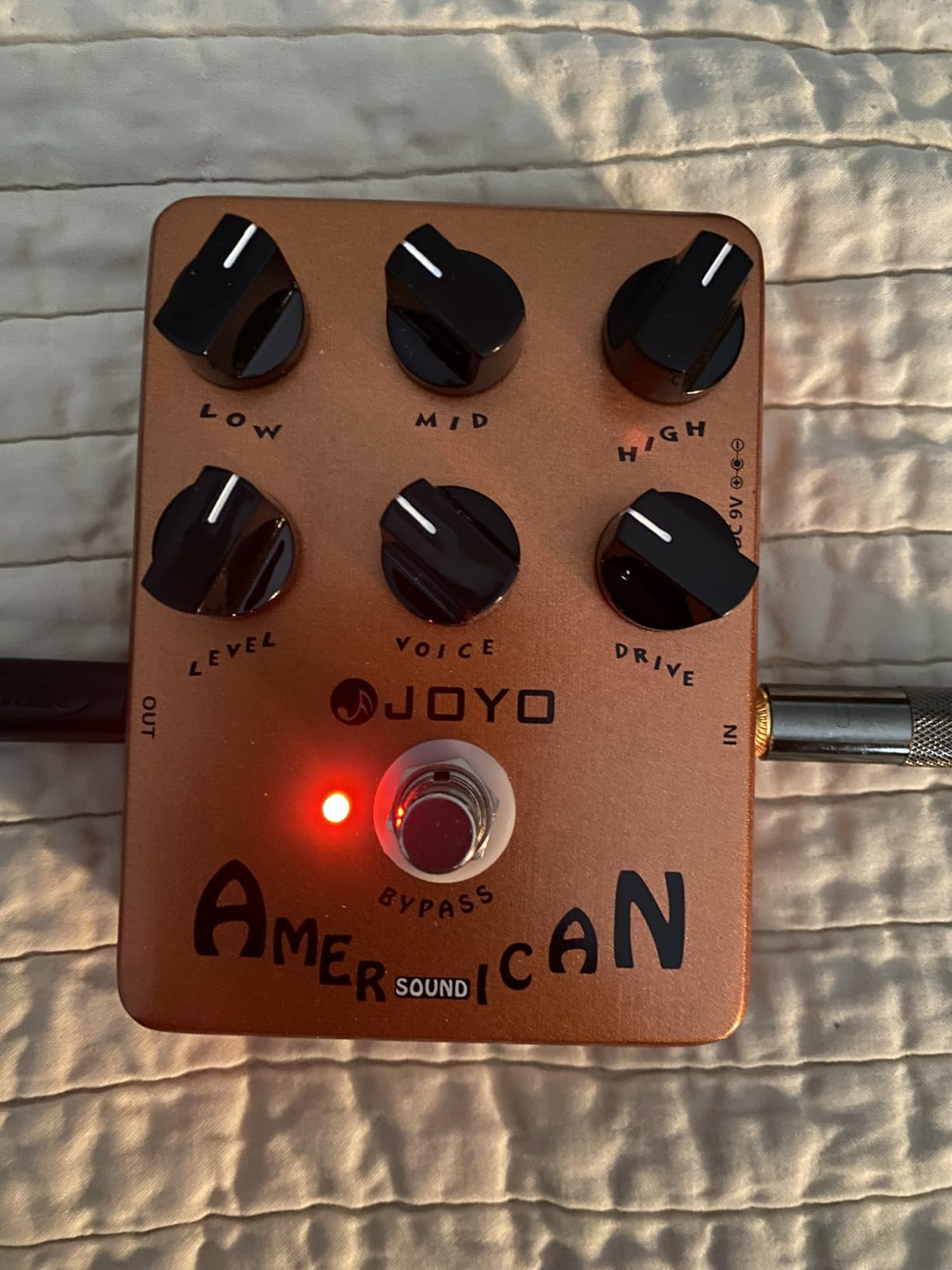 JOYO American Tube Amp Simulator & Preamp Guitar Pedal (JF-14) customer photo 2