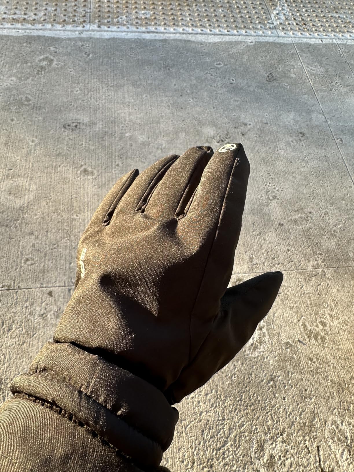 TRENDOUX Winter Gloves for Men Warm: 3M Thinsulate -20°F Windproof Waterproof Ski Glove with Touchscreen Thermal Lining Anti-Slip for Work Cycling Motorcycle Snowboarding customer photo 1