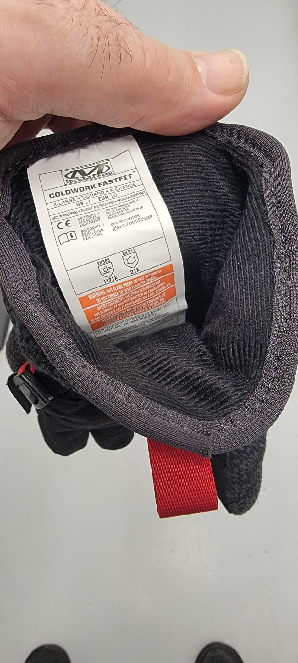 Mechanix Wear: ColdWork FastFit Winter Work Gloves - Elastic Cuff, Wind and Water Resistant, Fleece Insulated, Touch Capable customer photo 1