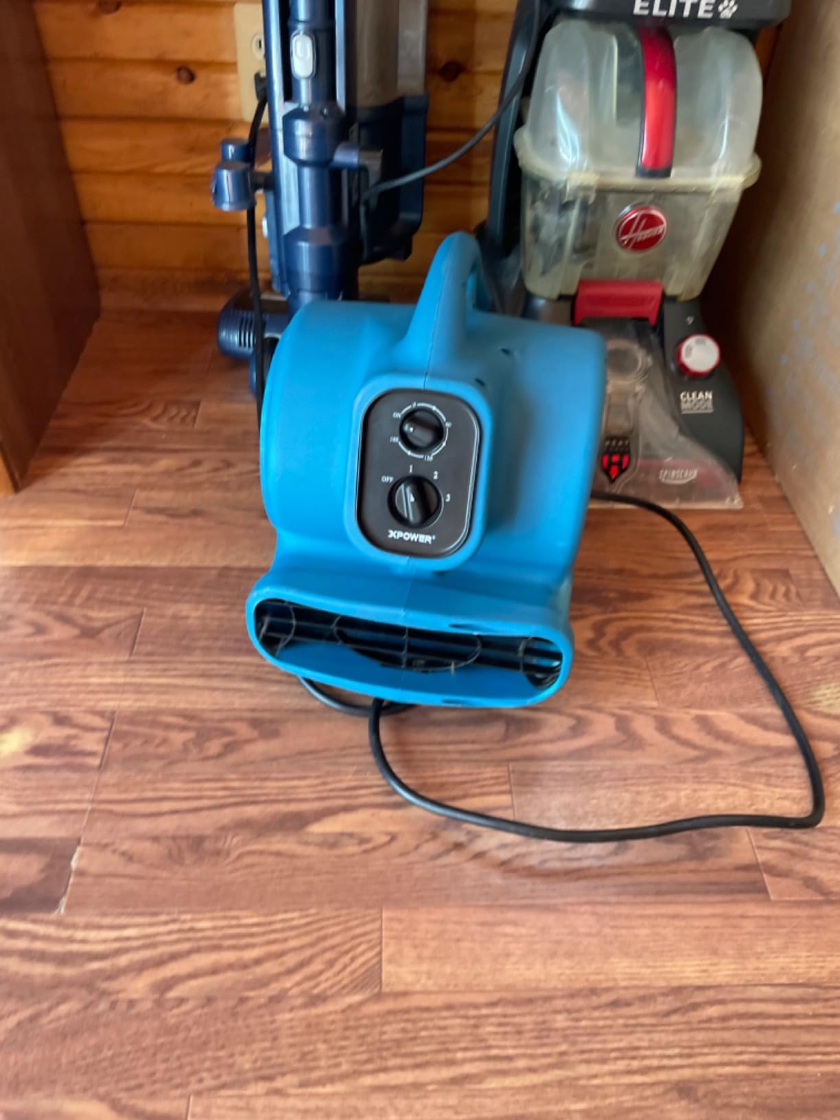 XPOWER P-230AT Mini Mighty 1/4 HP 925 CFM Centrifugal Air Mover, Carpet Dryer, Floor Fan, Blower, Stackable, Daisy Chain customer photo 2