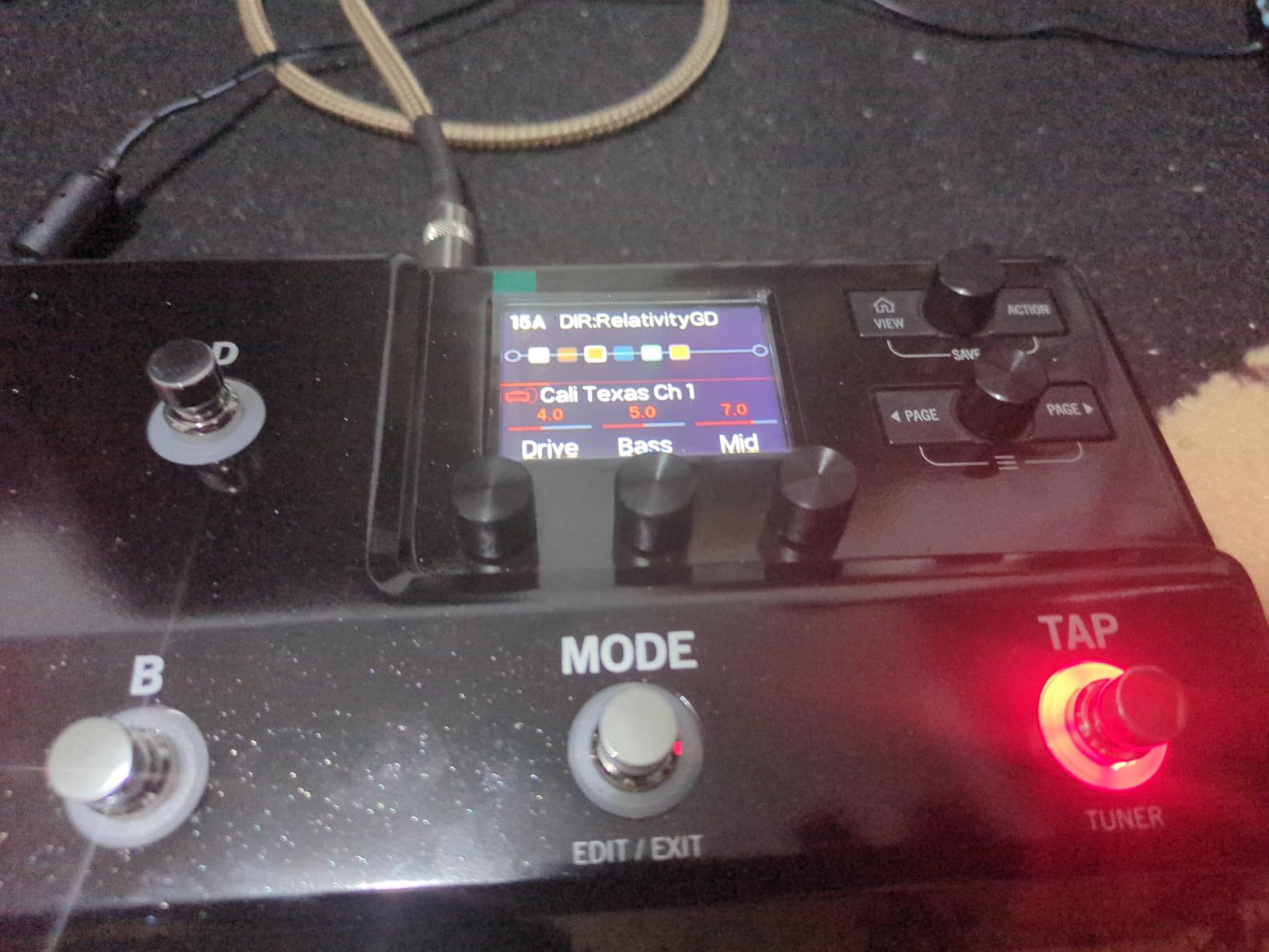 Line 6 HX Stomp XL Multi-Effects Amp Modeler Processor customer photo 2