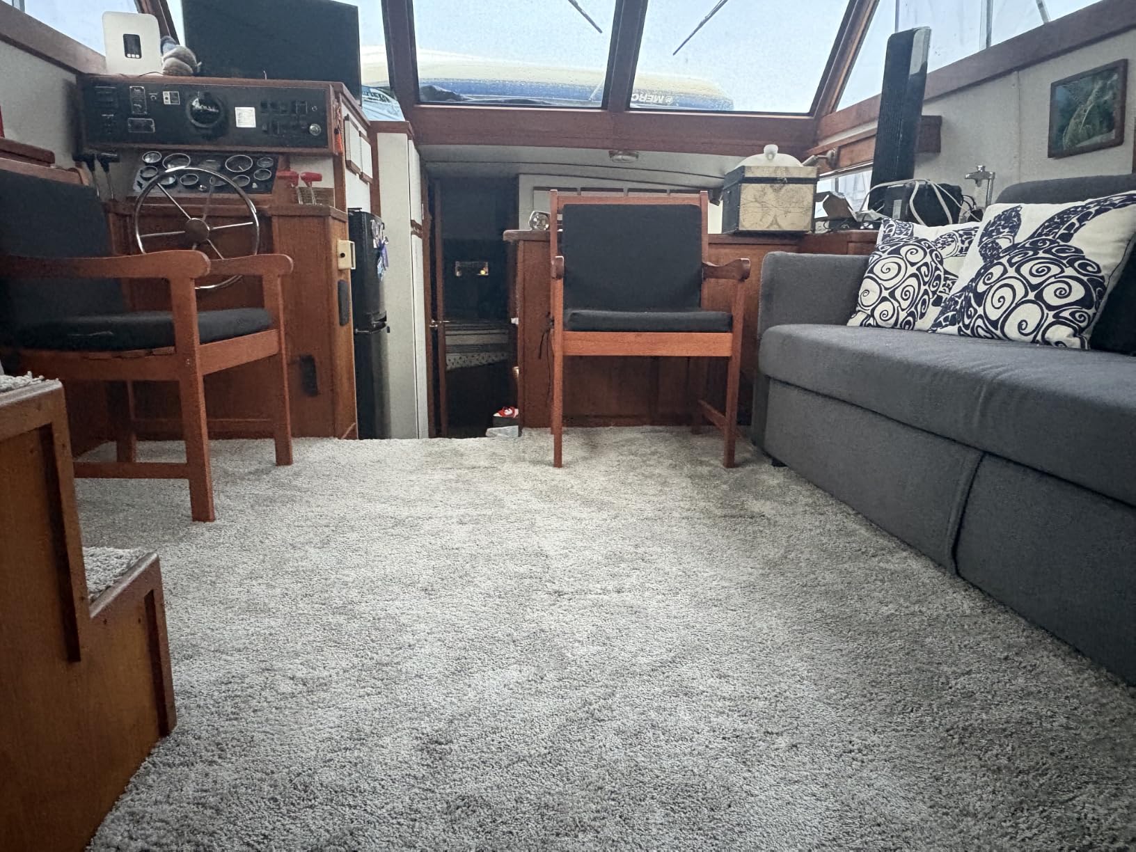 Peak Performance Peel and Stick Carpet Tiles with Attached Cushion, Easy DIY Install, Soft Residential Carpet, Seamless Appearance (Denali, 10 Tiles - 22.5 Square Feet) customer photo 1