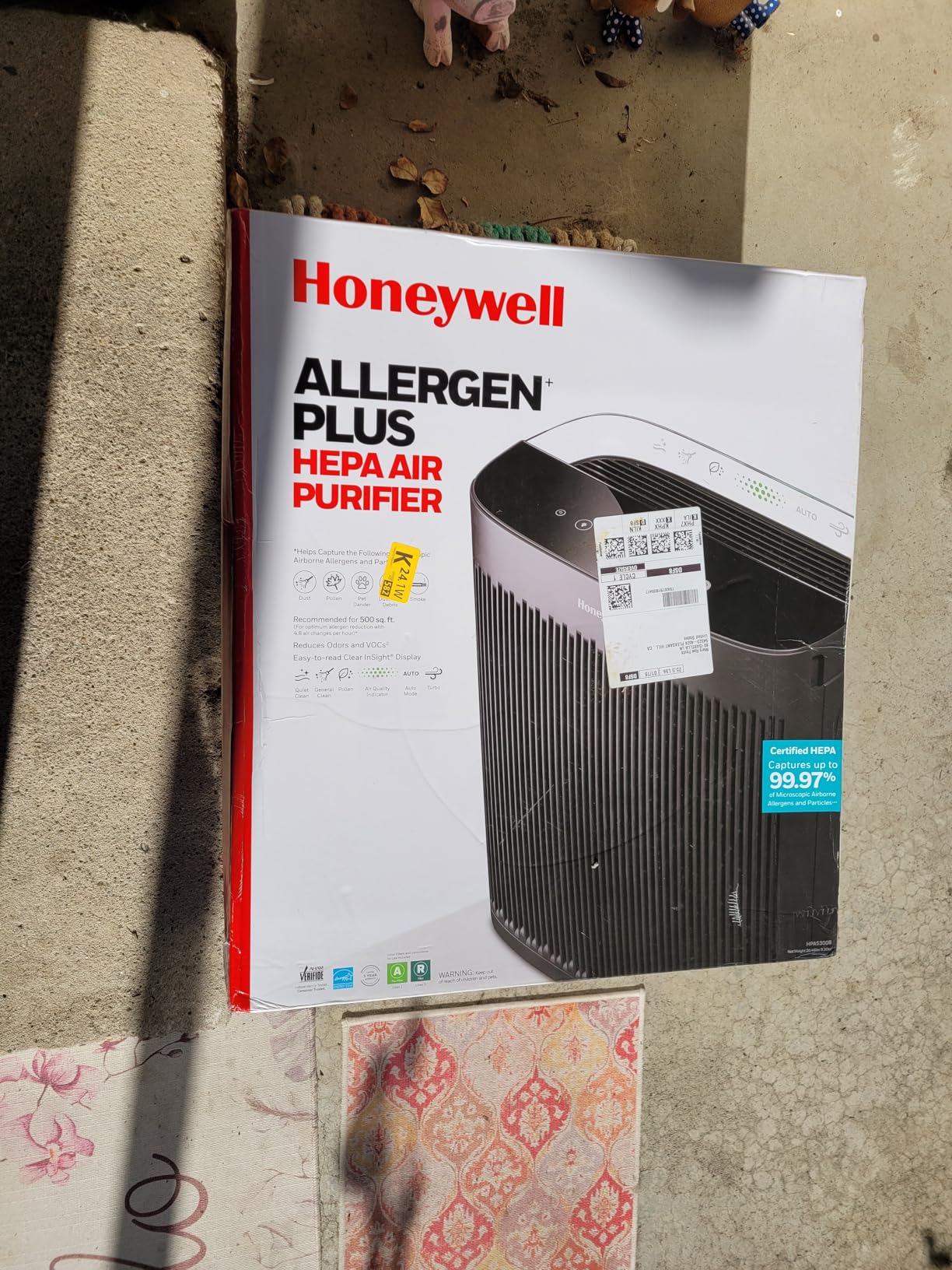 Honeywell HEPA Air Purifier for Home, Large Rooms Up To 1700 ft² in 1 hr, HPA5200, Black customer photo 2