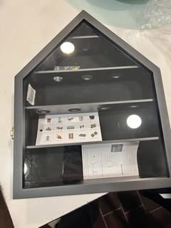 TJ.MOREE 12 Baseball Display Case, Baseball Holders for Balls Display, 13 x 16.5 inches Wall Mount Shadow Box with Locks for Home Run Derby Baseball Collector Memorabilia Autograph Balls customer photo 2