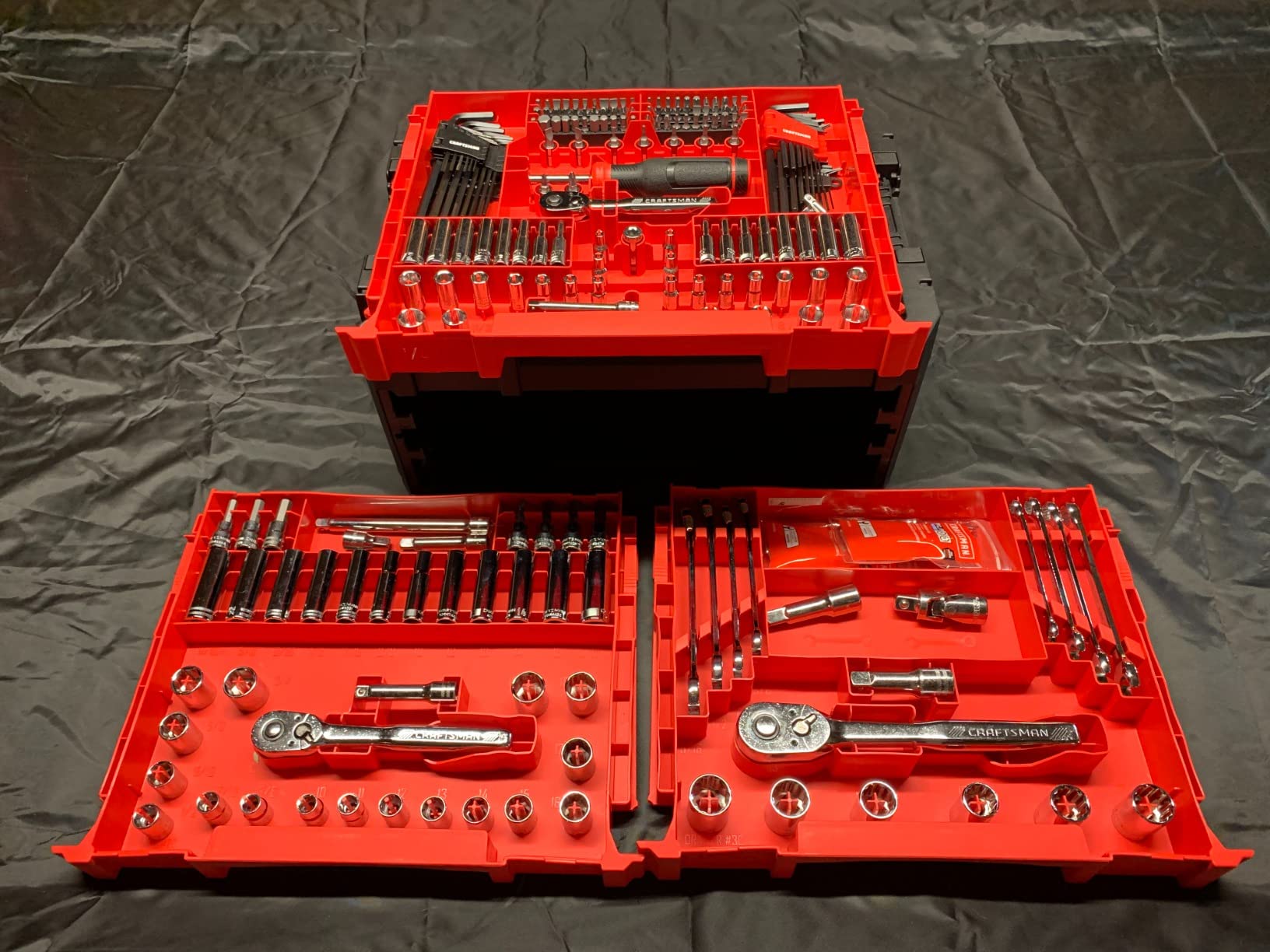 Craftsman Mechanics Tool Set, 230-Piece Hand Tool and Socket Set with 3-Drawer Tool Box (CMMT45305) customer photo 2