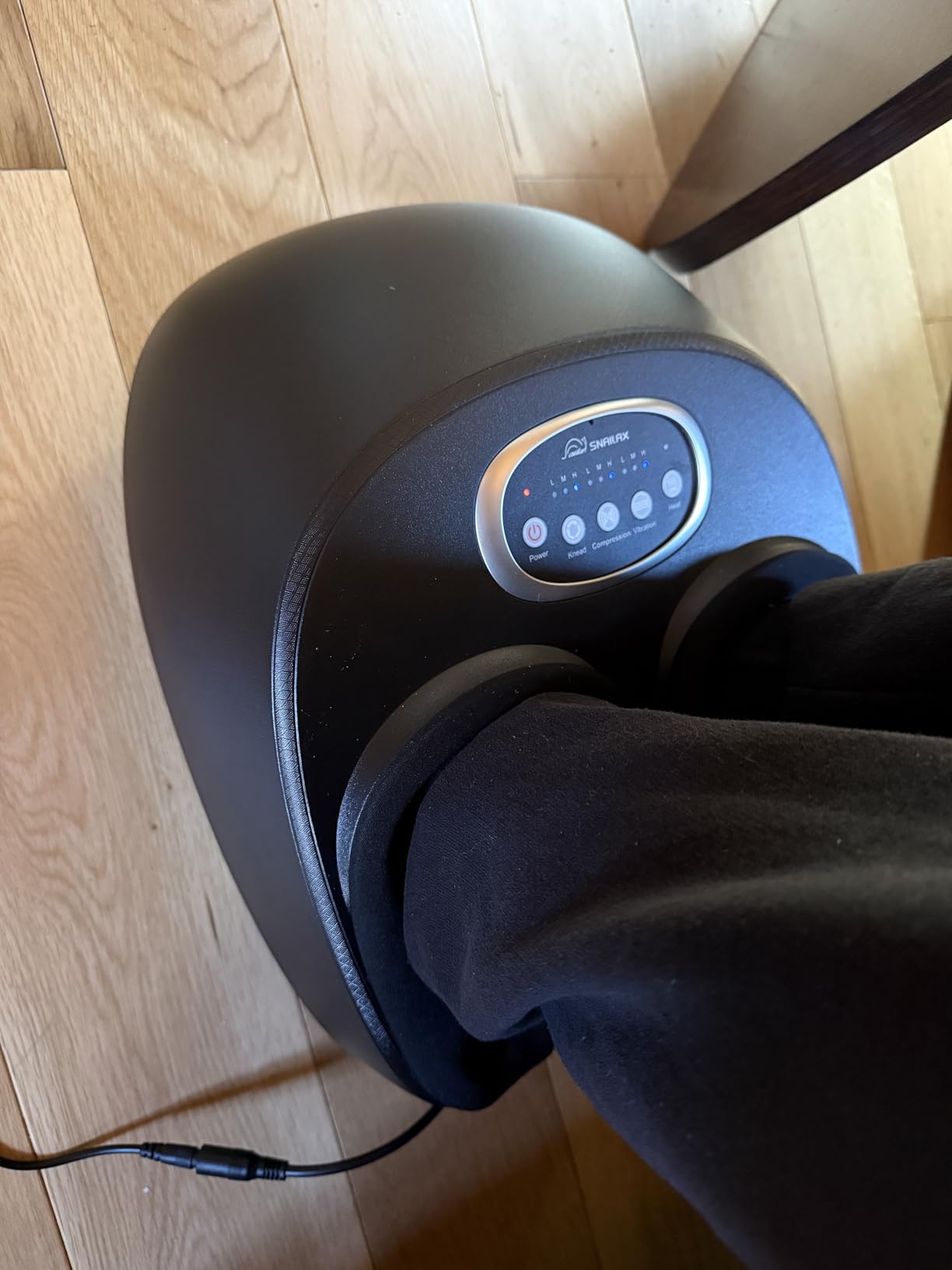 Snailax Shiatsu Foot Massager with Heat, FSA Eligible, Kneading, Compression, Vibration, Feet Massage Machine for Plantar Fasciitis, Neuropathy, Foot Warmer, Gifts for Women Men, Size 13 | Deep Kneading, Vibration Foot Massage with Adjustable Heat, Fits Men up to US Size 13, FSA Eligible HSA for Everyday Comfort customer photo 1