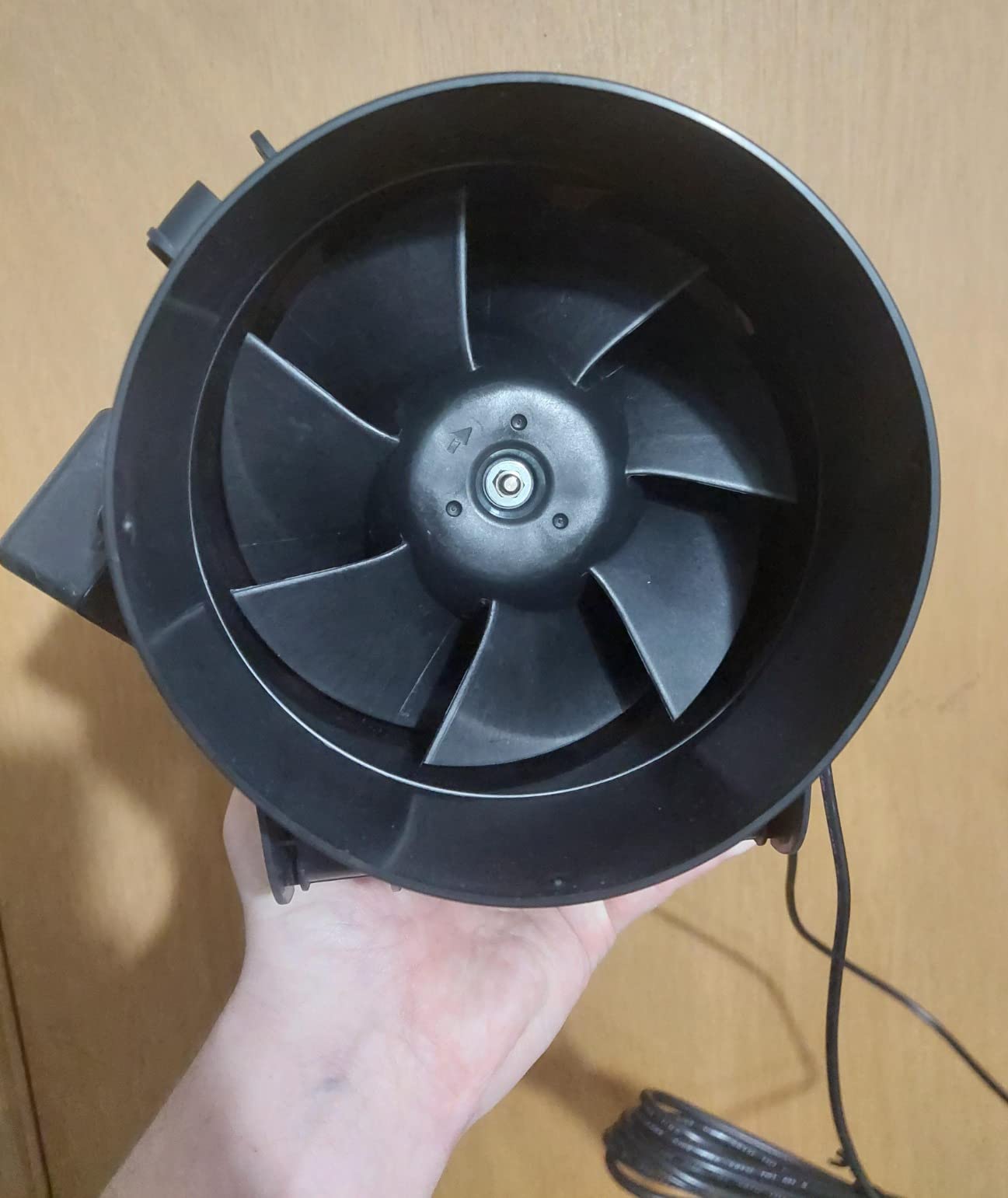 Hon&Guan Inline Duct Fan 469 CFM, 6 inch inline fan with Variable Speed Controller EC Motor, 6 inch Duct Fan for Heating Cooling Booster, Grow Tents, Hydroponics customer photo 2