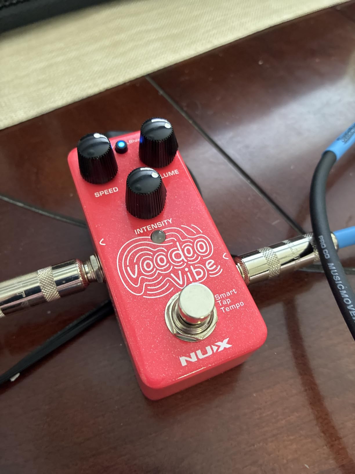 NUX Voodoo Vibe Guitar Effects Pedal, Vibe and Chorus In One, Smart Tap Tempo, Supports Stereo I/O with TRS Cable, Analog Dry Signal for Low Noise And Zero Latency customer photo 1