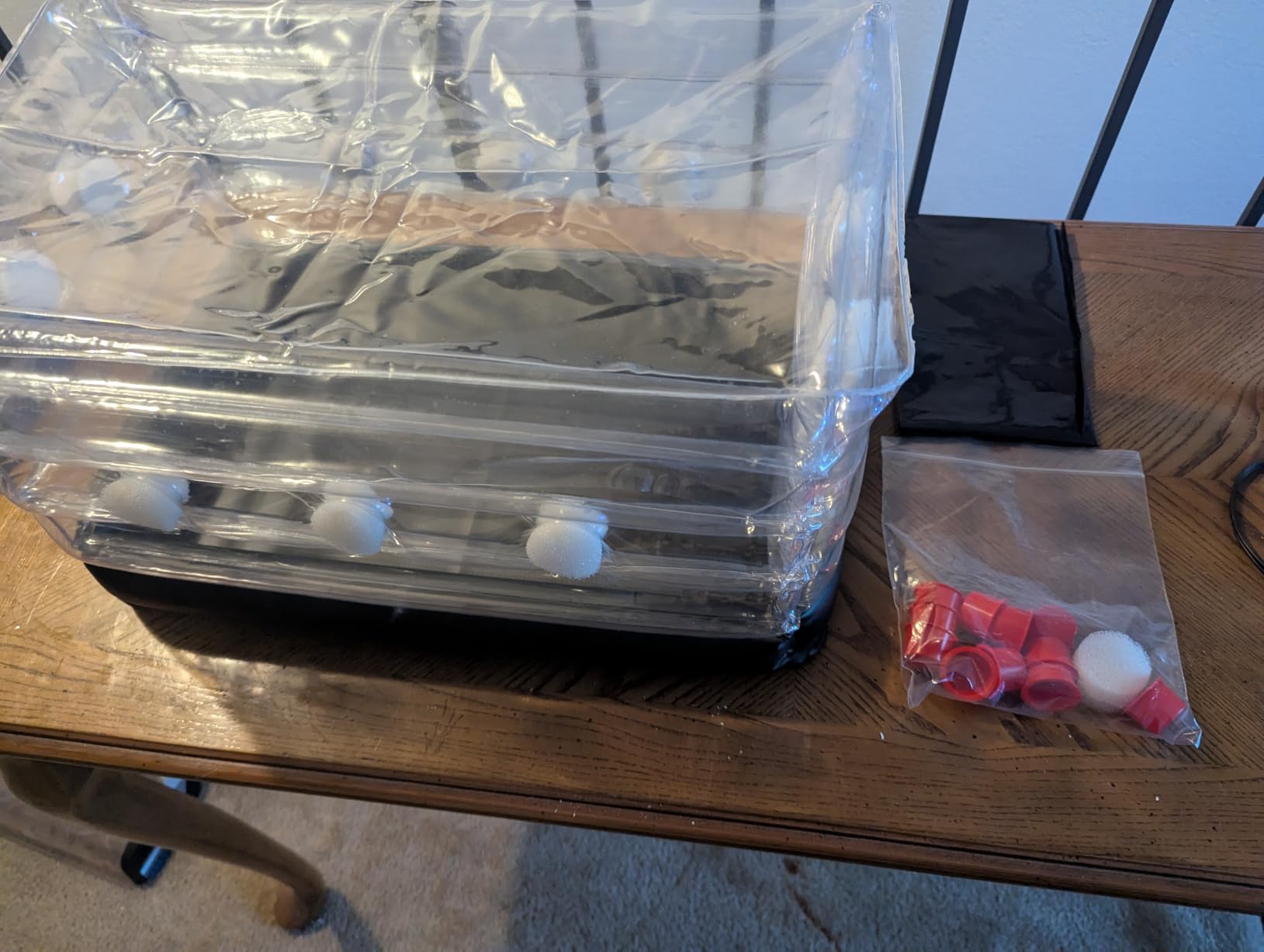 Boomer Shroomer Inflatable Monotub Kit, Mushroom Growing Kit Includes Drain Port, Plugs & Filters, Removeable Liner customer photo 1