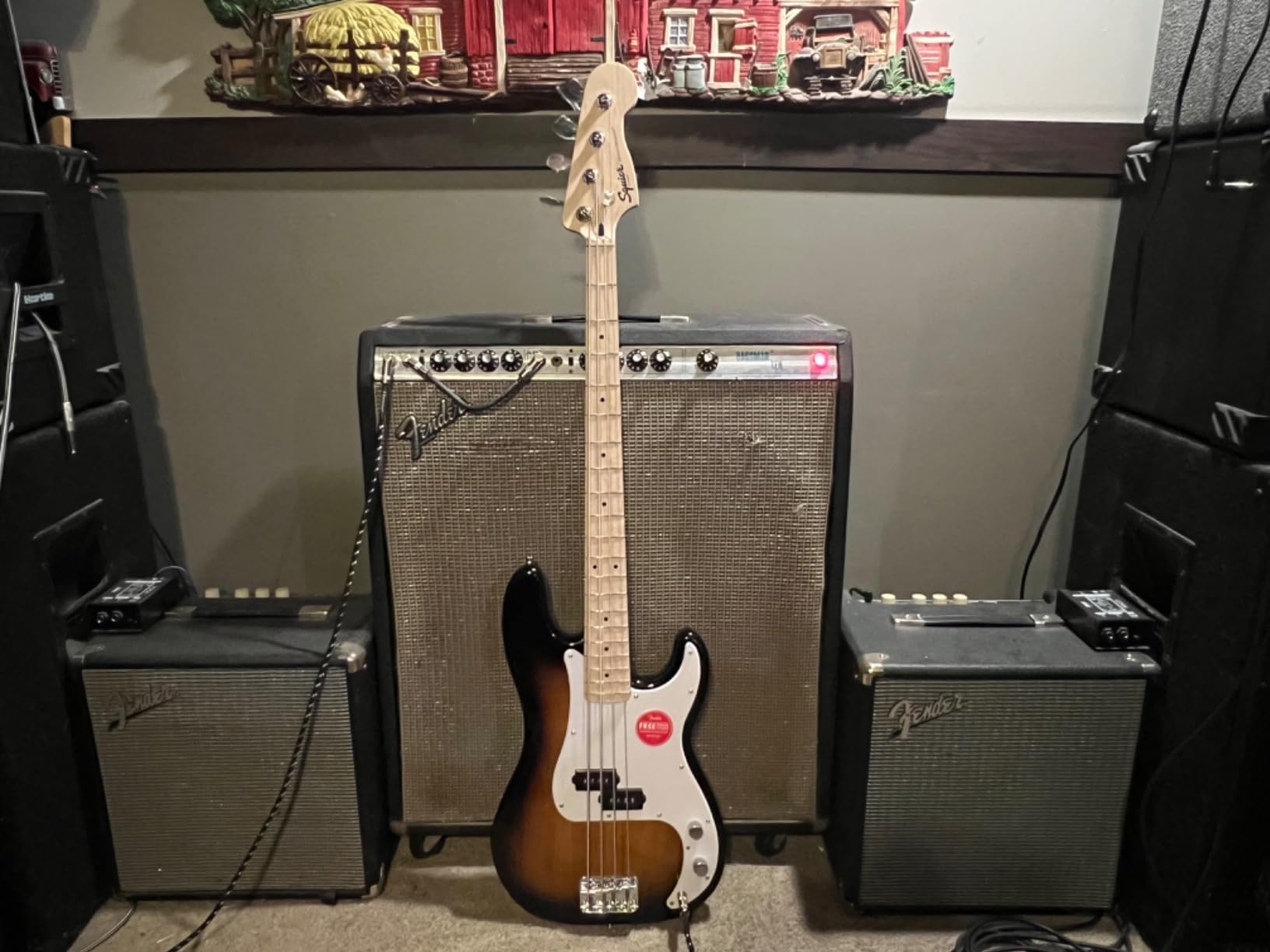 Squier Sonic Precision Bass, California Blue, Maple Fingerboard, Left-Handed customer photo 1