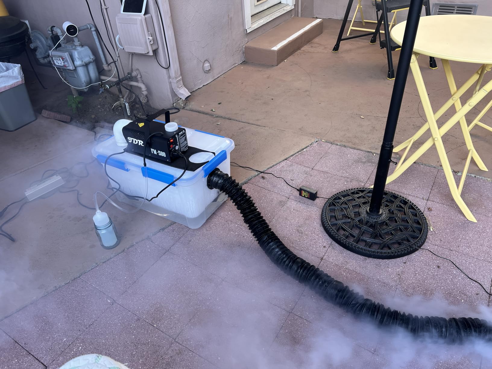 Ultrasonic Mist Maker Fogger 6 Head (5000ml/H), 110V 350W Power Waterproof Ultrasonic Mister, Ultrasonic Fogger Humidifier with Float, for Vegetable Preservation, Landscape, Halloween Atmosphere customer photo 1