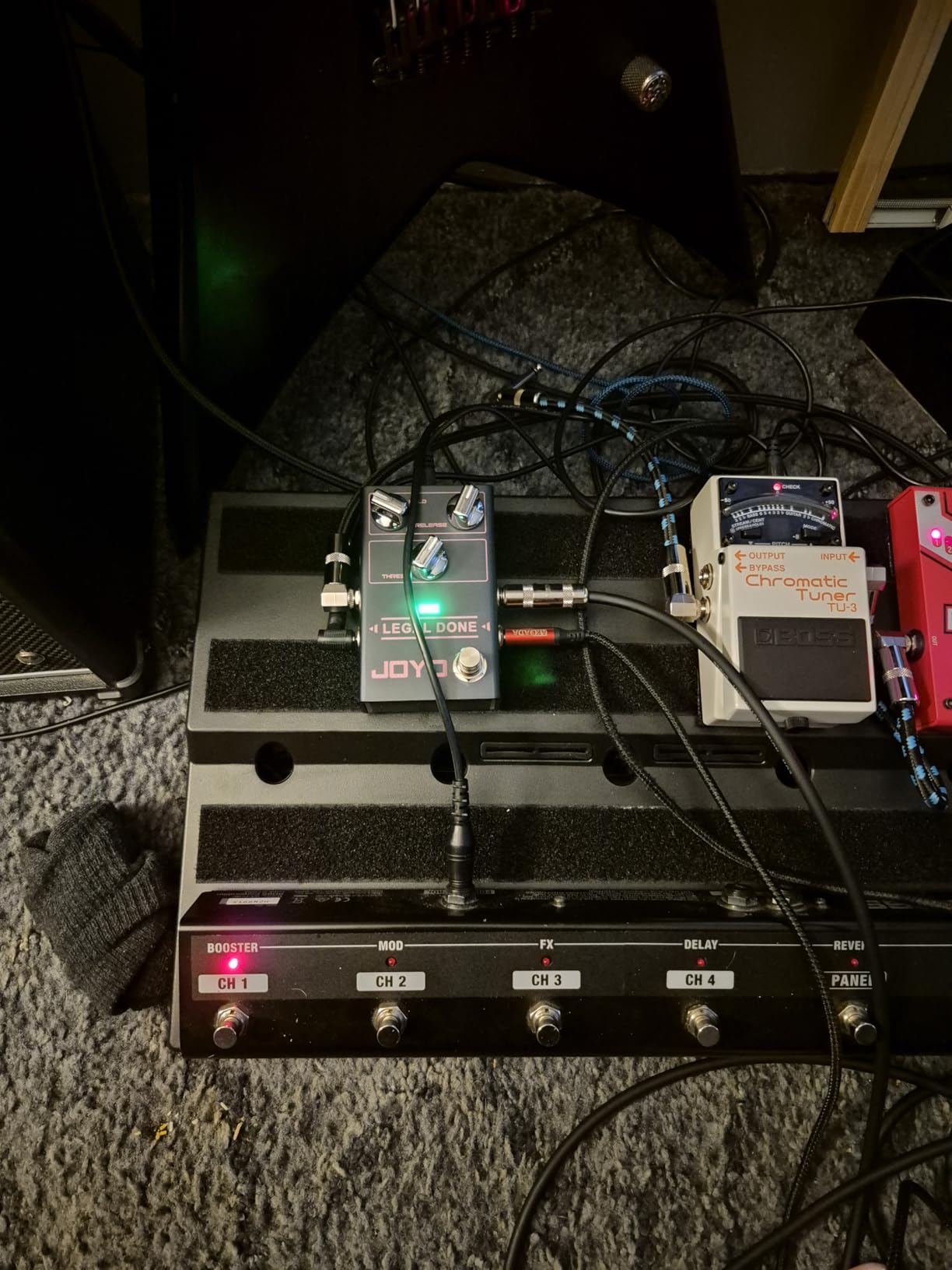 JOYO Noise Gate Pedal Noise Suppressor Guitar Pedal Noise Killer and Reduction Hum for Electric Guitar 4 Cable Method (LEGAL DONE R-23) customer photo 2