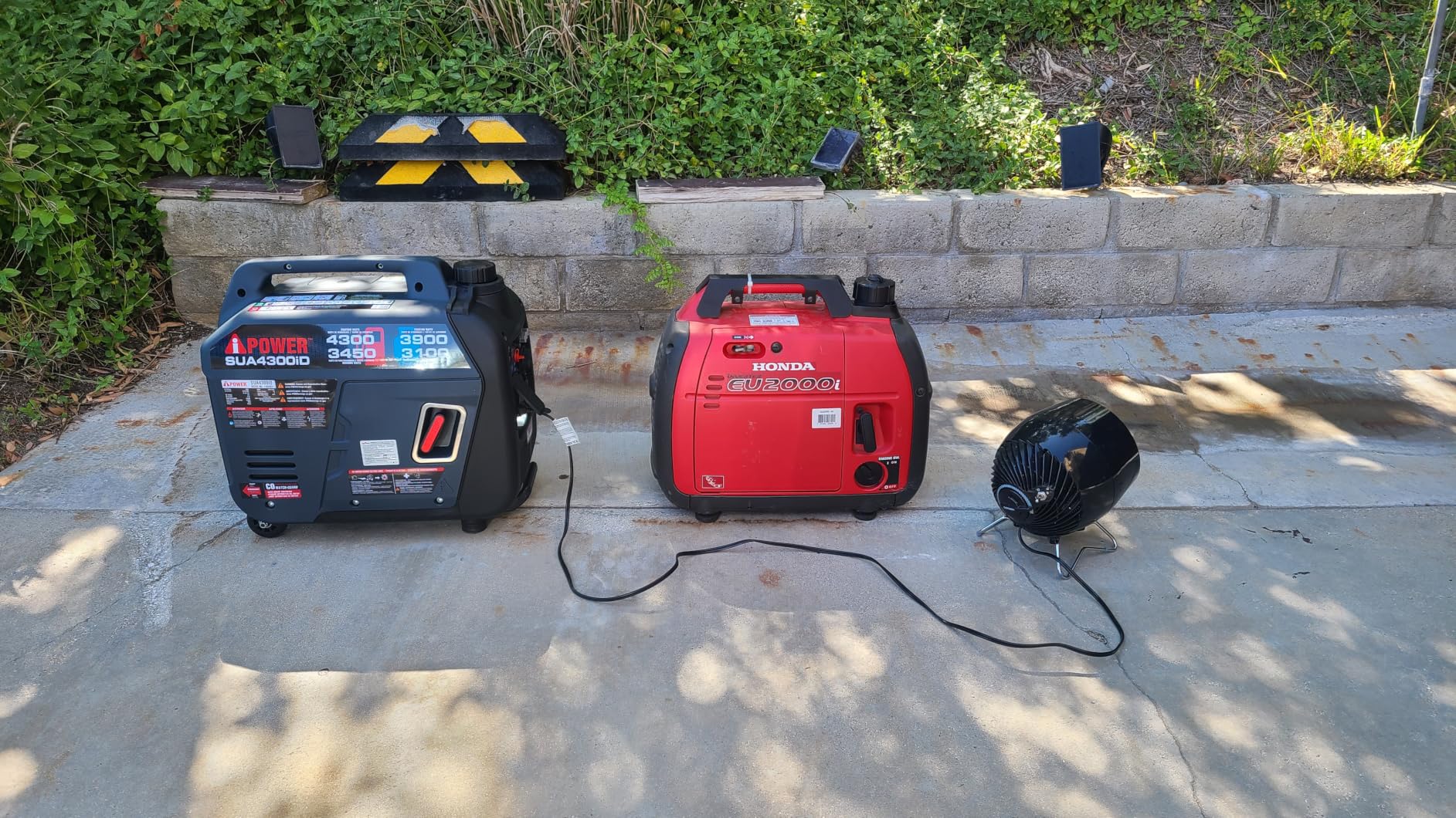 A-iPower 4300-Watt Dual Fuel Portable Inverter Generator, RV Ready Lightweight w/CO Sensor for Backup Home Use, Tailgating & Camping, CARB Compliant (SUA4300iD) customer photo 1