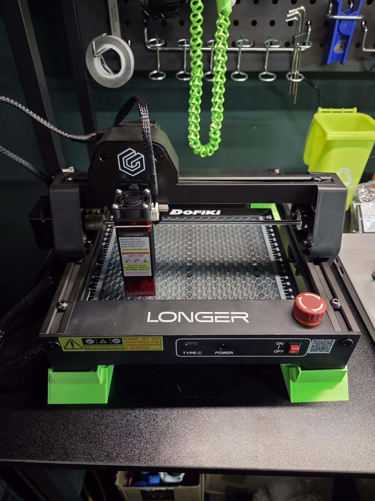 Dofiki Honeycomb Laser Bed for P2 and P2S CO2 Laser Cutter. Steel Honeycomb Cutting Bed Designed for P2/P2S customer photo 1