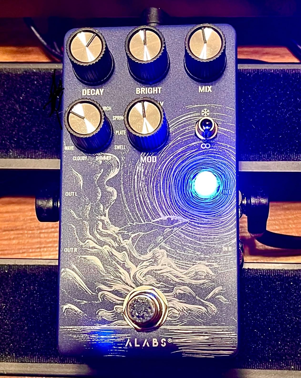 ALABS NOVADRIFT Modulation Guitar Pedal - 9-in-1 Multi-Mod Effects Rotary, Chorus, Flanger, Tremolo customer photo 2
