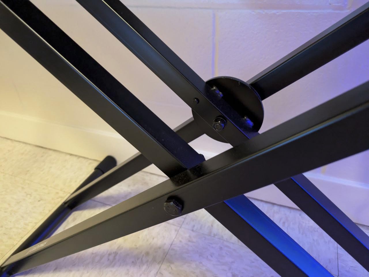 Liquid Stands Piano Keyboard Stand - X Style Adjustable and Portable Heavy Duty Music Stand for Kids and Adults - Fits 54 61 88 Key Electric Pianos - Double Braced Foldable Digital Piano Table Frame customer photo 1