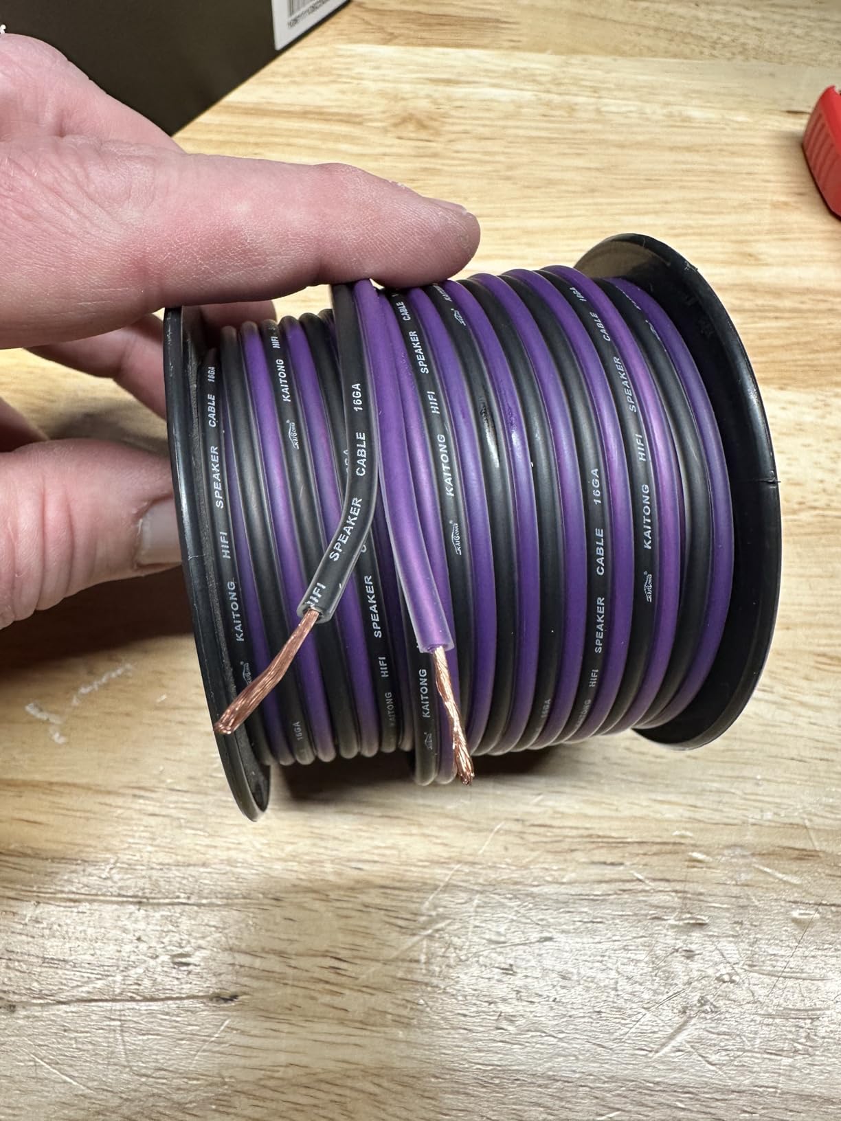 Sinus Live 16AWG OFC (Oxygen Free Copper) Speaker Wire for Home Theater and Car Speakers (50FT OFC) customer photo 1