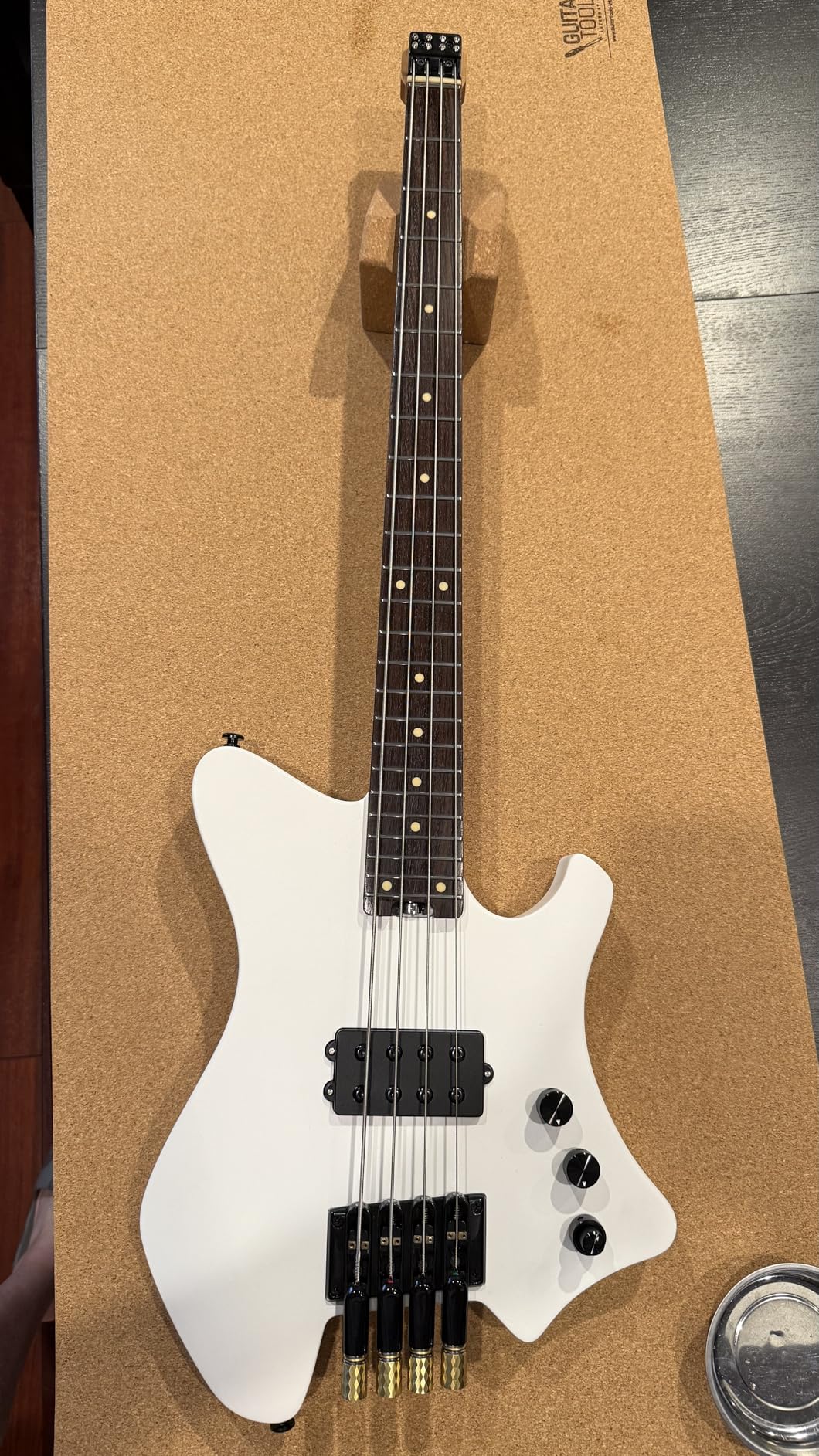 EART BW-4 4 String Bass Electric Guitar Bass Headless Bridge Tuning System, Full Size Roasted Mahogany Body, MB4 Active Pickups Right Handed customer photo 1