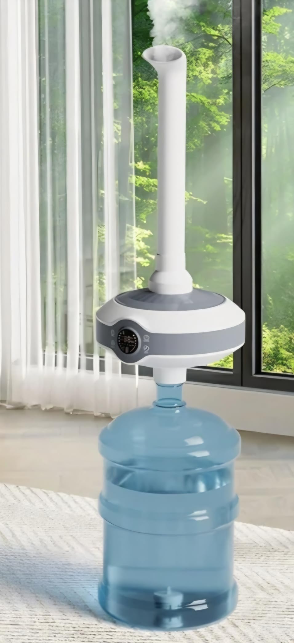 VEVOR Humidifier for Home Large Room 1291.7 sq ft, 16L Commercial Humidifier for Whole House Greenhouse Night Light & 12h Timer & Auto Shut-Off Humidifiers, Commercial Branch Tube w/ 360 Degree Nozzle customer photo 1