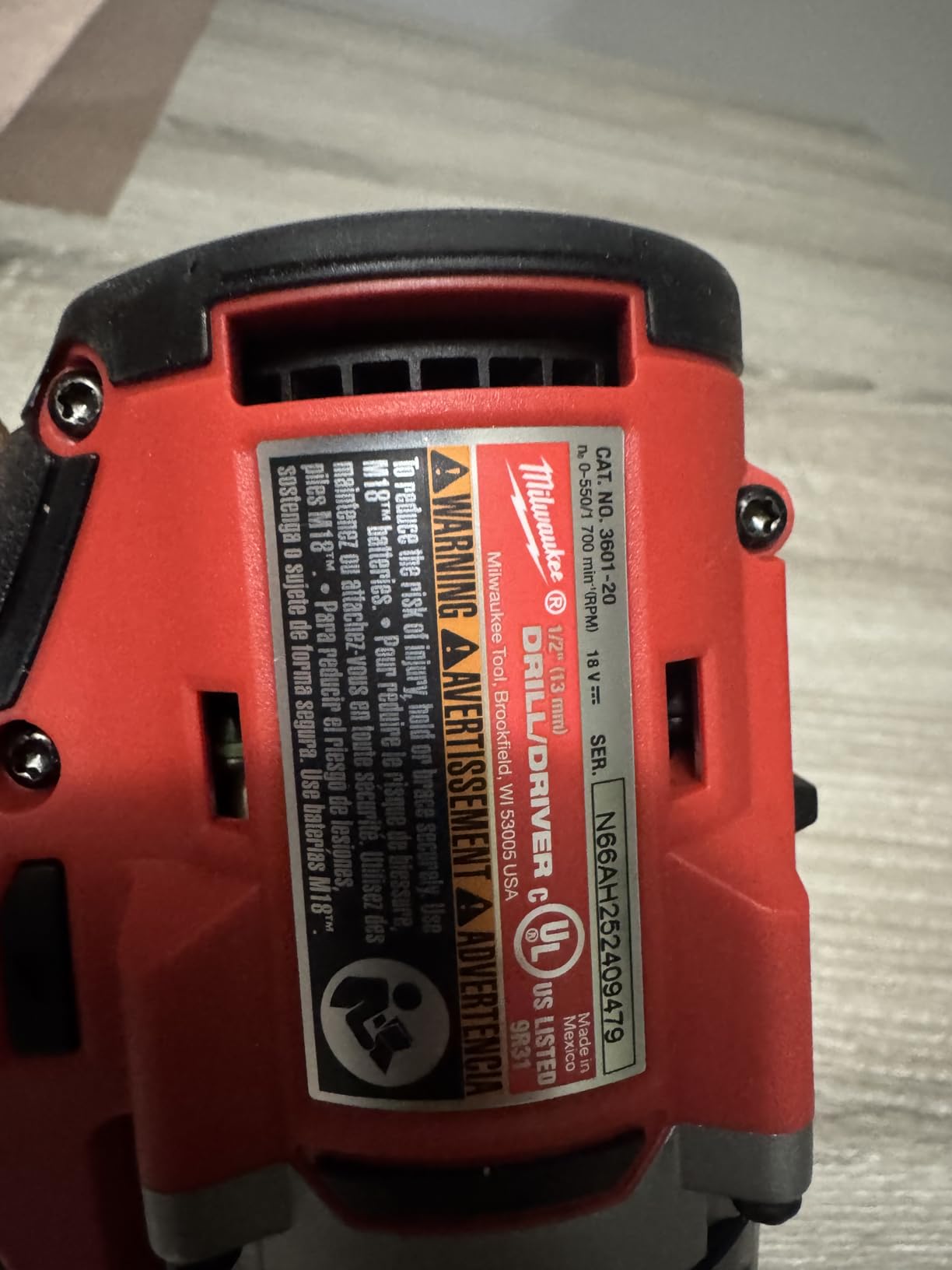 Milwaukee M18 Compact Brushless 1/2 Inch Hammer Drill/Driver (Tool-Only) customer photo 2