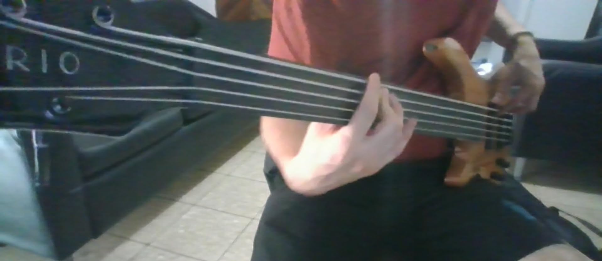 TARIO Left-handed Fretless 5 String Electric Bass Bolt-On Maple Neck, basswood Body customer photo 1