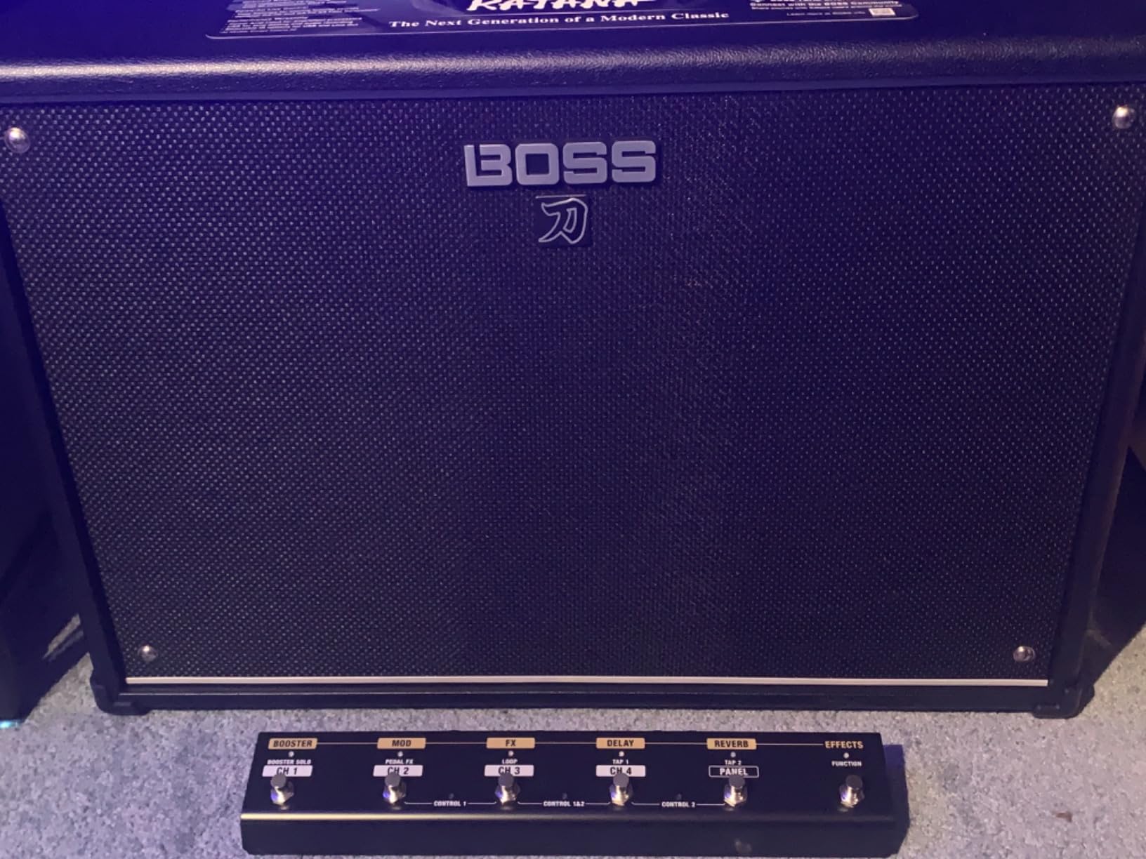 BOSS Katana-100/212 Gen 3 Guitar Amplifier | Powerful 100-Watt Combo Amp | Two Custom 12-Inch Speakers | Evolved Tube Logic Sounds | 12 Amp Characters customer photo 2