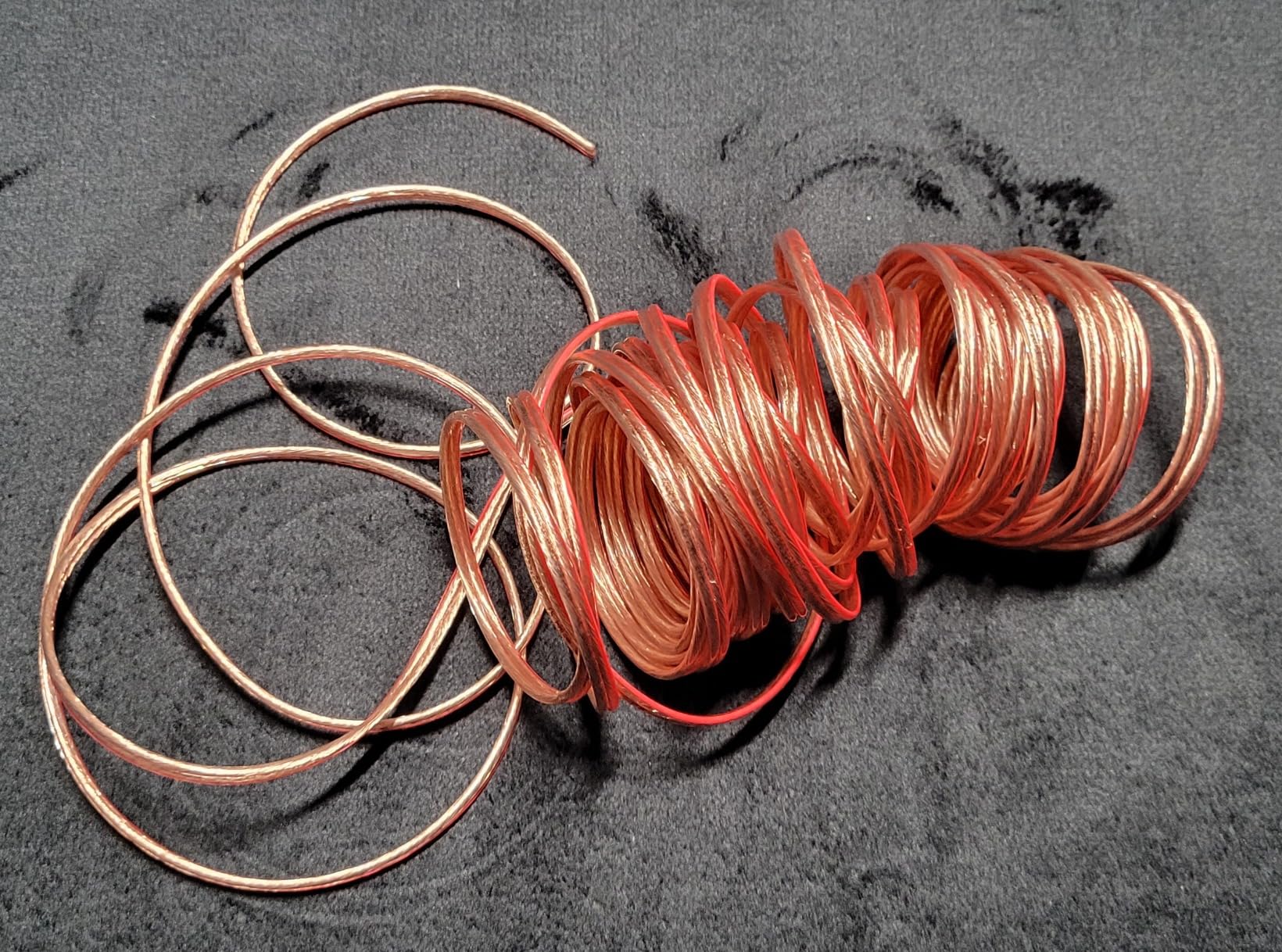 Audio Express 40ft 16-Gauge Stereo Speaker Wire, 2 Conductor, Polarity Marked, Clear PVC, CCA customer photo 2