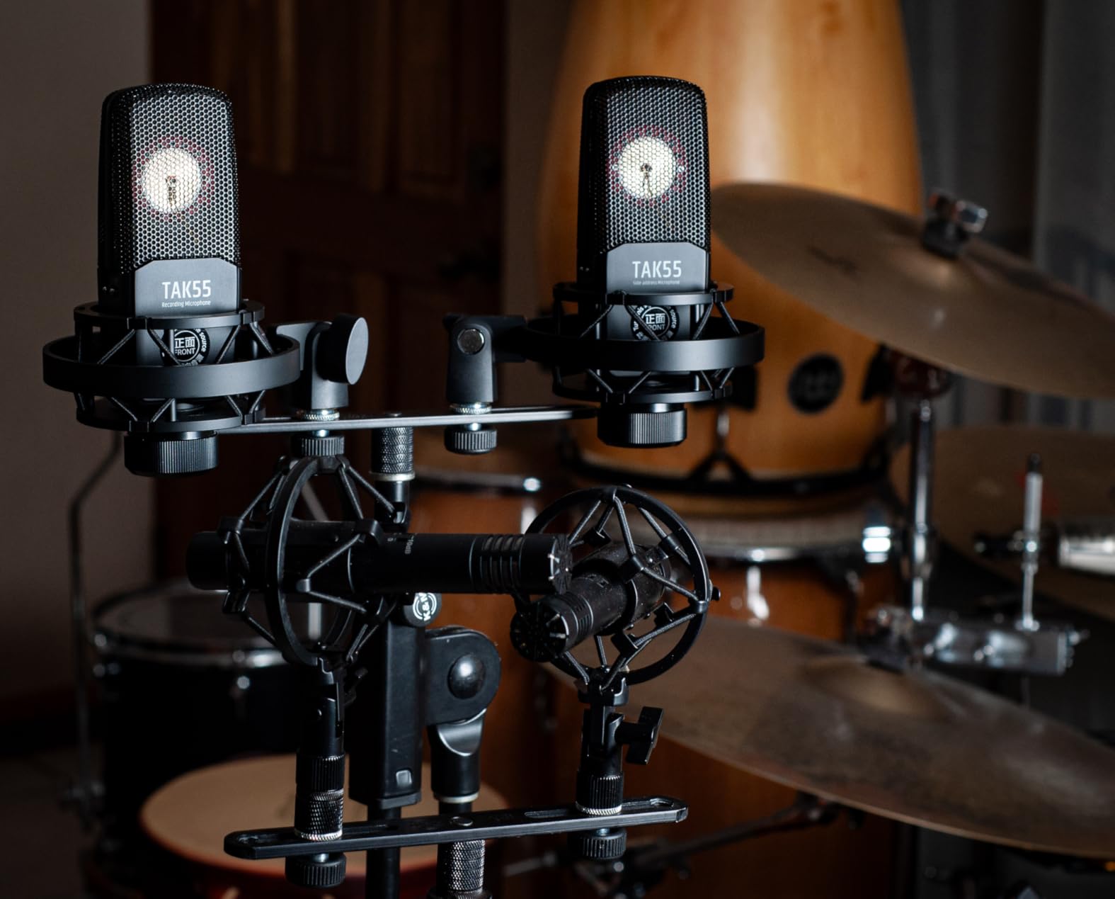 TAKSTAR XLR Condenser Microphone with 34mm Large Diaphragm, TAK55 Three Polar Patterns & Gain Adjustment, Professional Studio Microphone customer photo 2