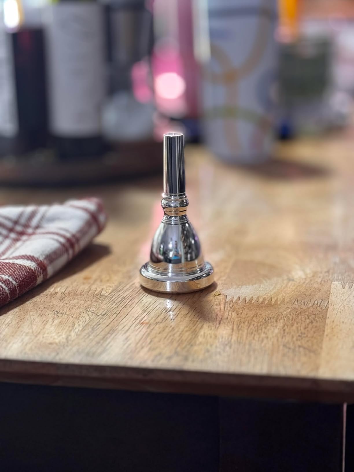 Libretto 24AW Tuba Mouthpiece, 2um Silver Plated Tuba Mouthpiece w/Vacuum Packing, Designed for Beginners, Students, Intermediate Players customer photo 1
