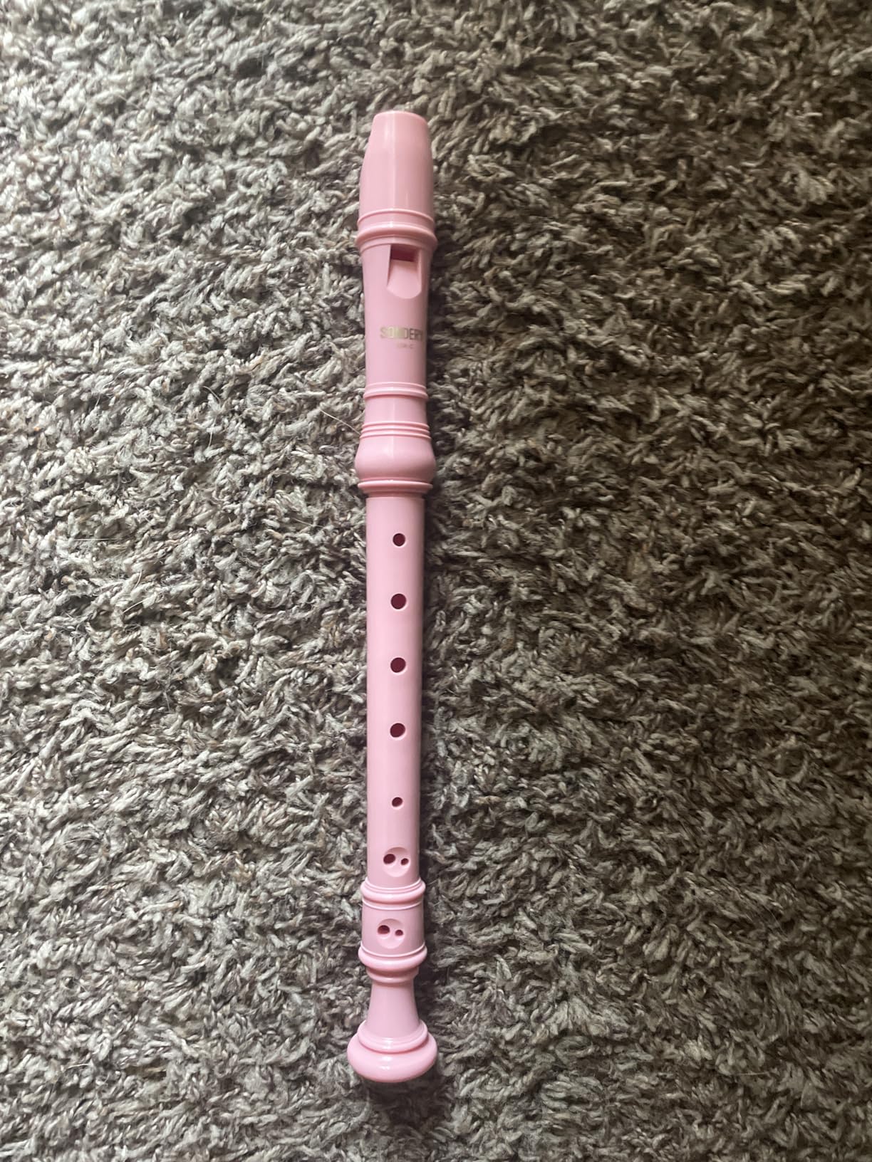 Sondery Soprano Recorder Instrument German Fingering Durable Beginner's Recorder with Fingering Chart and Carry Pouch customer photo 1