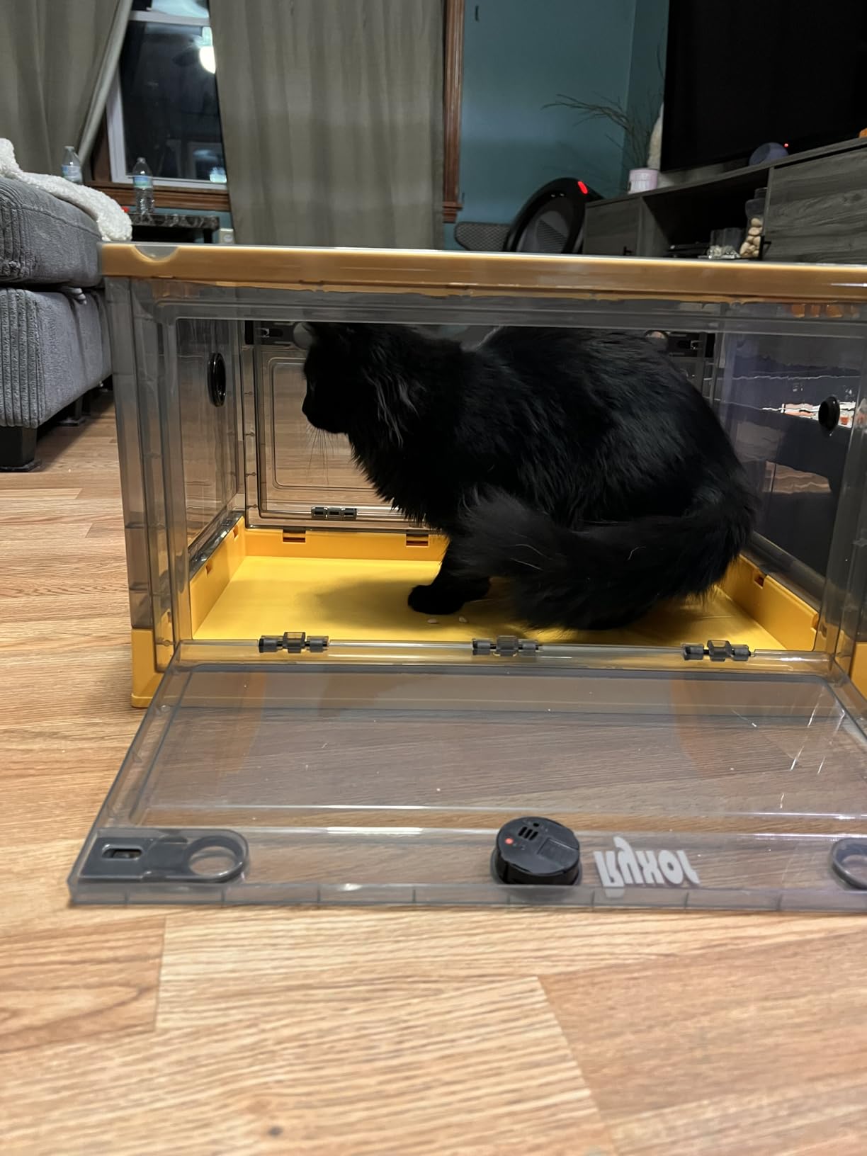 Pet Nebulizer Nest, Cat & Dog Oxygen Chamber, Small Pet Oxygen Inhalation Box (Gray, Intermediate) customer photo 1