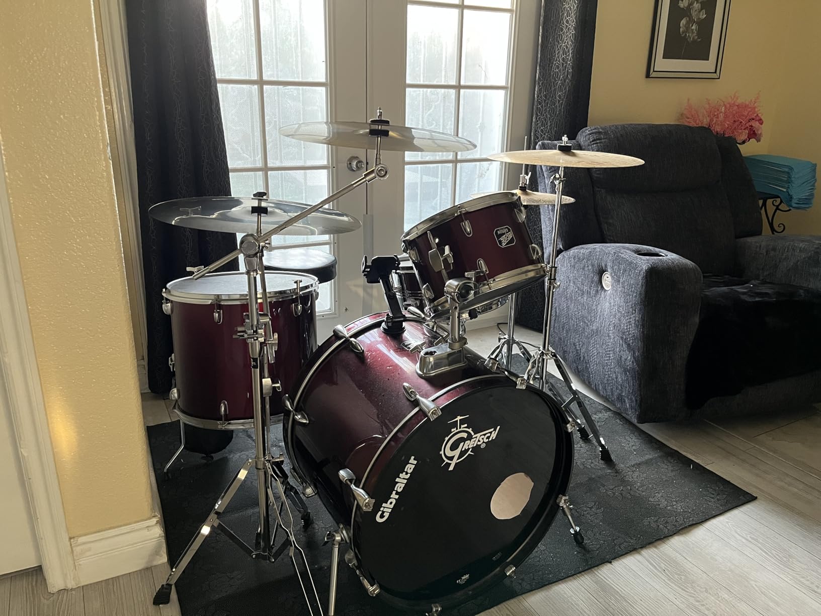 Cymbal Pack, 6 Pieces Drum Cymbals Set 10
