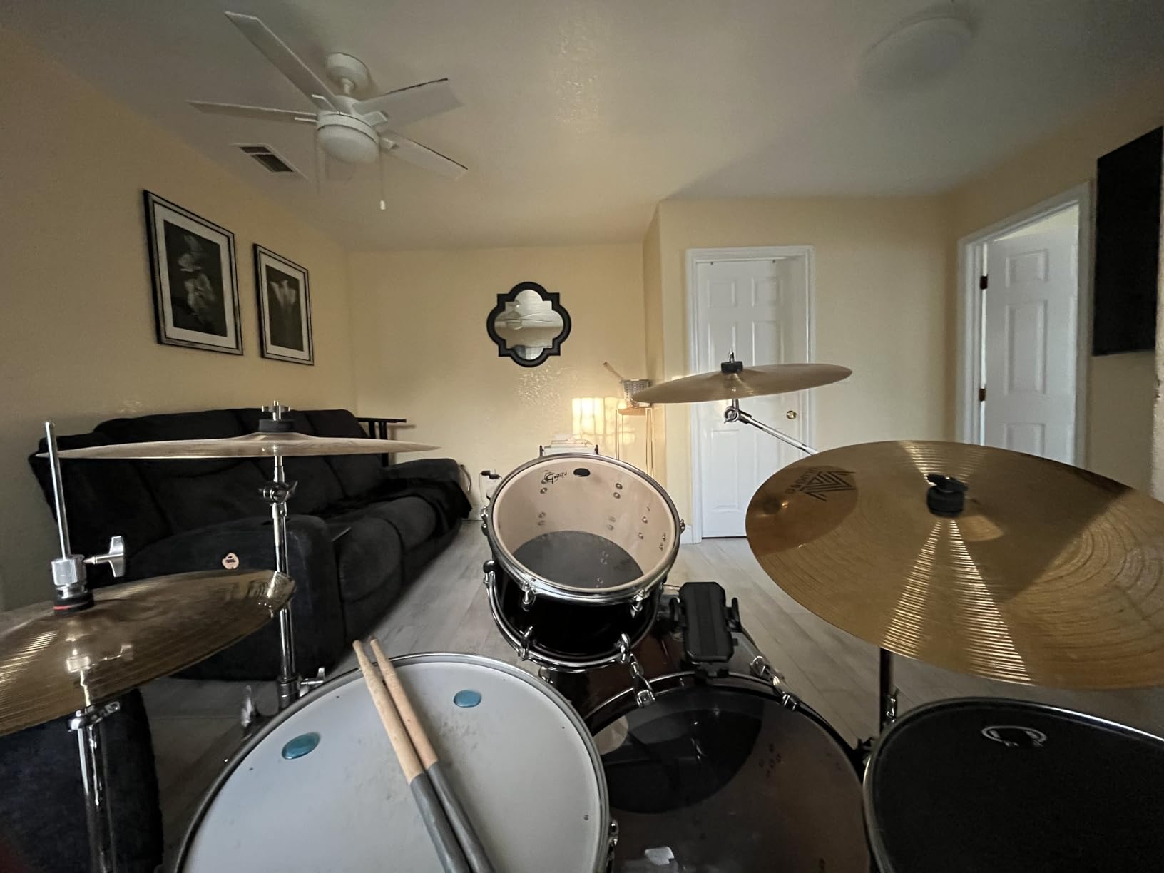 Cymbal Pack, 6 Pieces Drum Cymbals Set 10