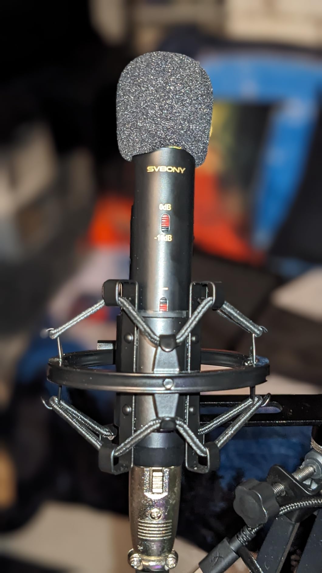 SVBONY M1 2-Pack Condenser Mic, 22mm Gold Instrumental Microphone with Low Cut/-10dB Pad, Supports XY and AB Stereo Configurations, Shock Mount, T-Bar & Case for Bass, Drums Recording customer photo 1