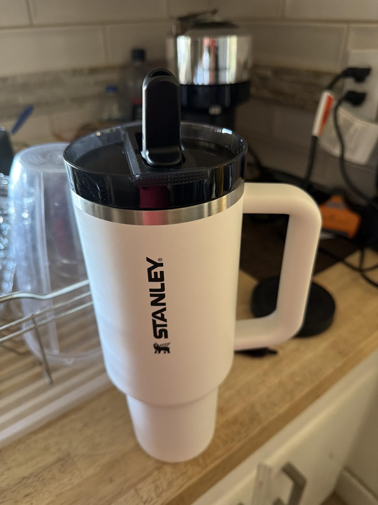 STANLEY Quencher ProTour Flip Straw Tumbler with Leakproof Lid 40 oz | Built-In Straw and Handle | Cup Holder Compatible for Travel | Insulated Stainless Steel Cup | BPA-Free | Dried Pine VRT customer photo 1