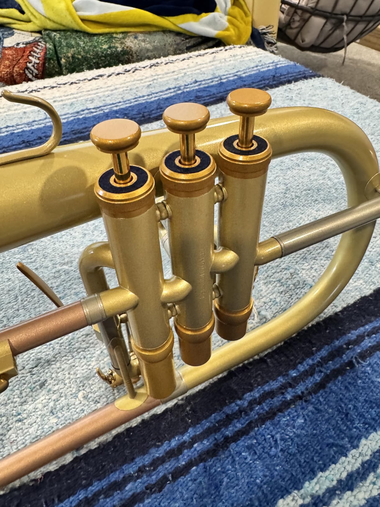 FH8390 Flugelhorn Jazz Model with 155mm Brass Bell, 3rd Valve Trigger, Nickel Silver Slides, Matte Finish, Light Case, Mouthpiece for Intermediate Players customer photo 1