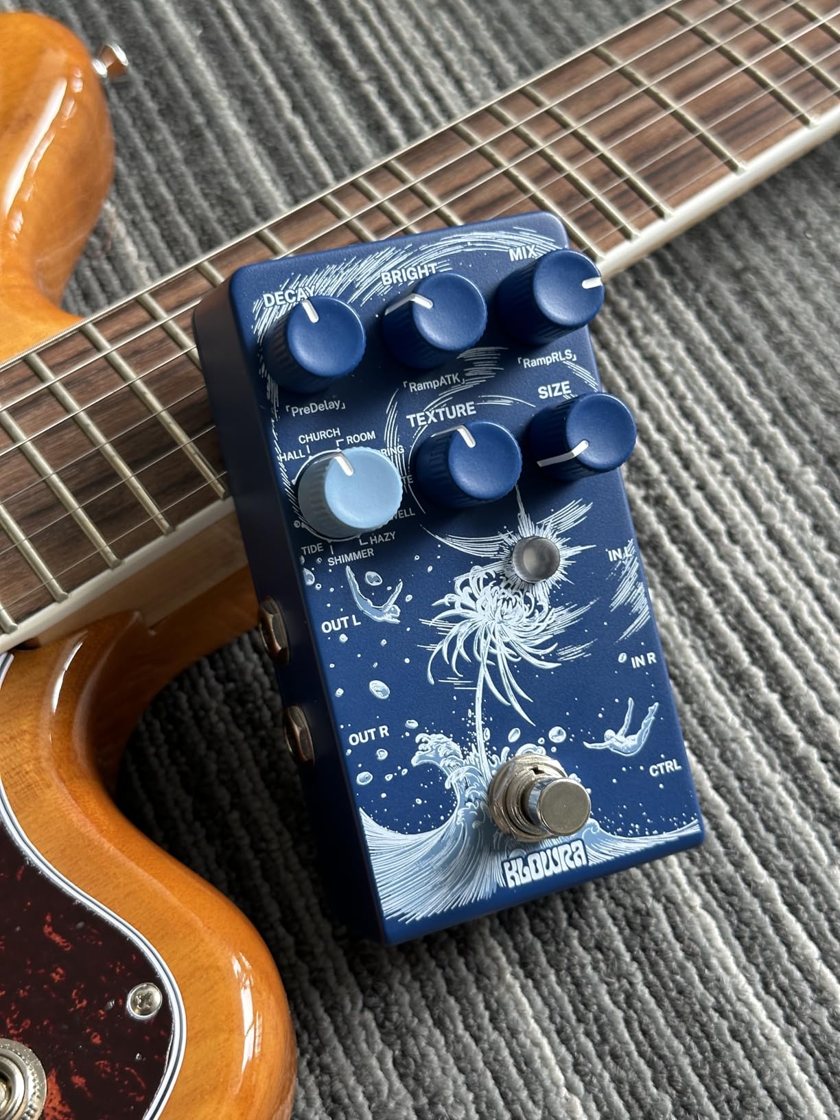 Everlast Delay Guitar Pedal for Electric Guitar - Ramp,9 Stereo Delay Types, Tap Tempo, True Bypass, Analog Dry Through, support Expression Pedal&TS/TRS footswitch customer photo 2