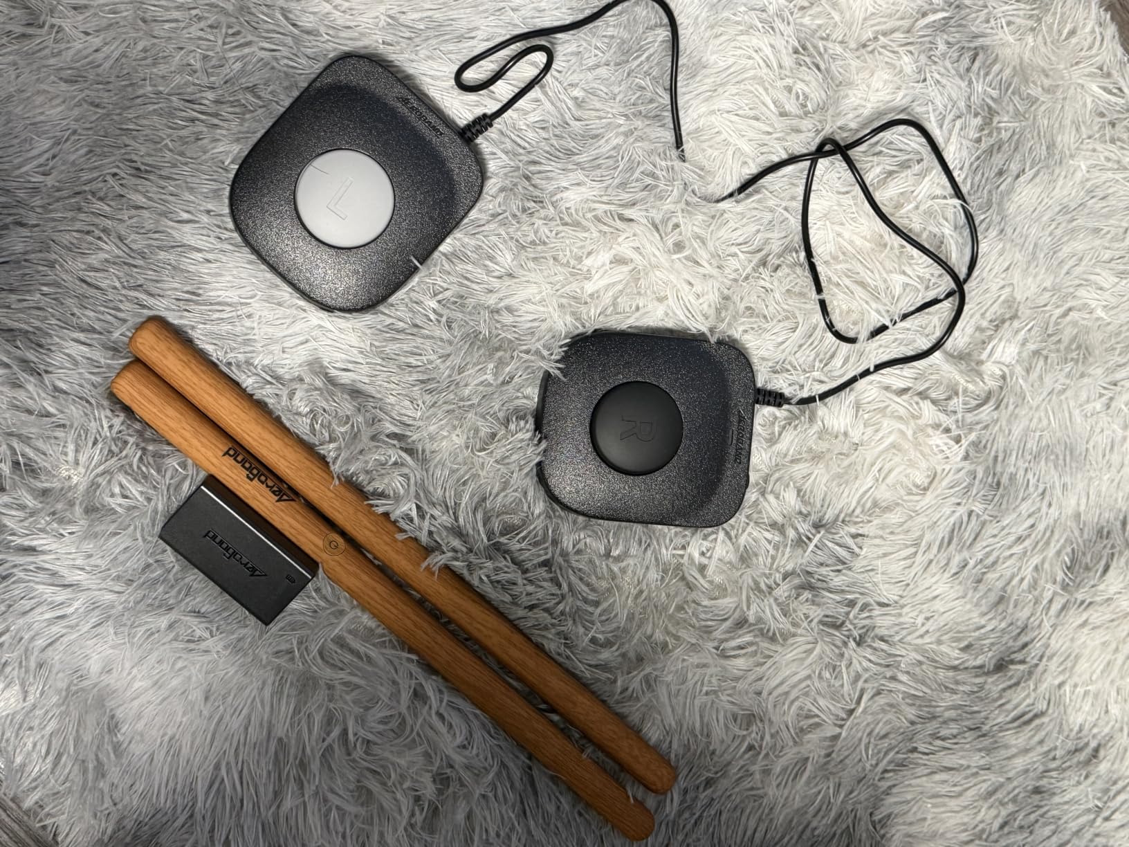 AeroBand Electronic Drum Set PocketDrum2 MAX, Air Drum Sticks & Pedals & Bluetooth Adapter, Play Drum Anywhere Anytime, 8 Tones and USB Midi Teens Adult Drummer Gift customer photo 1