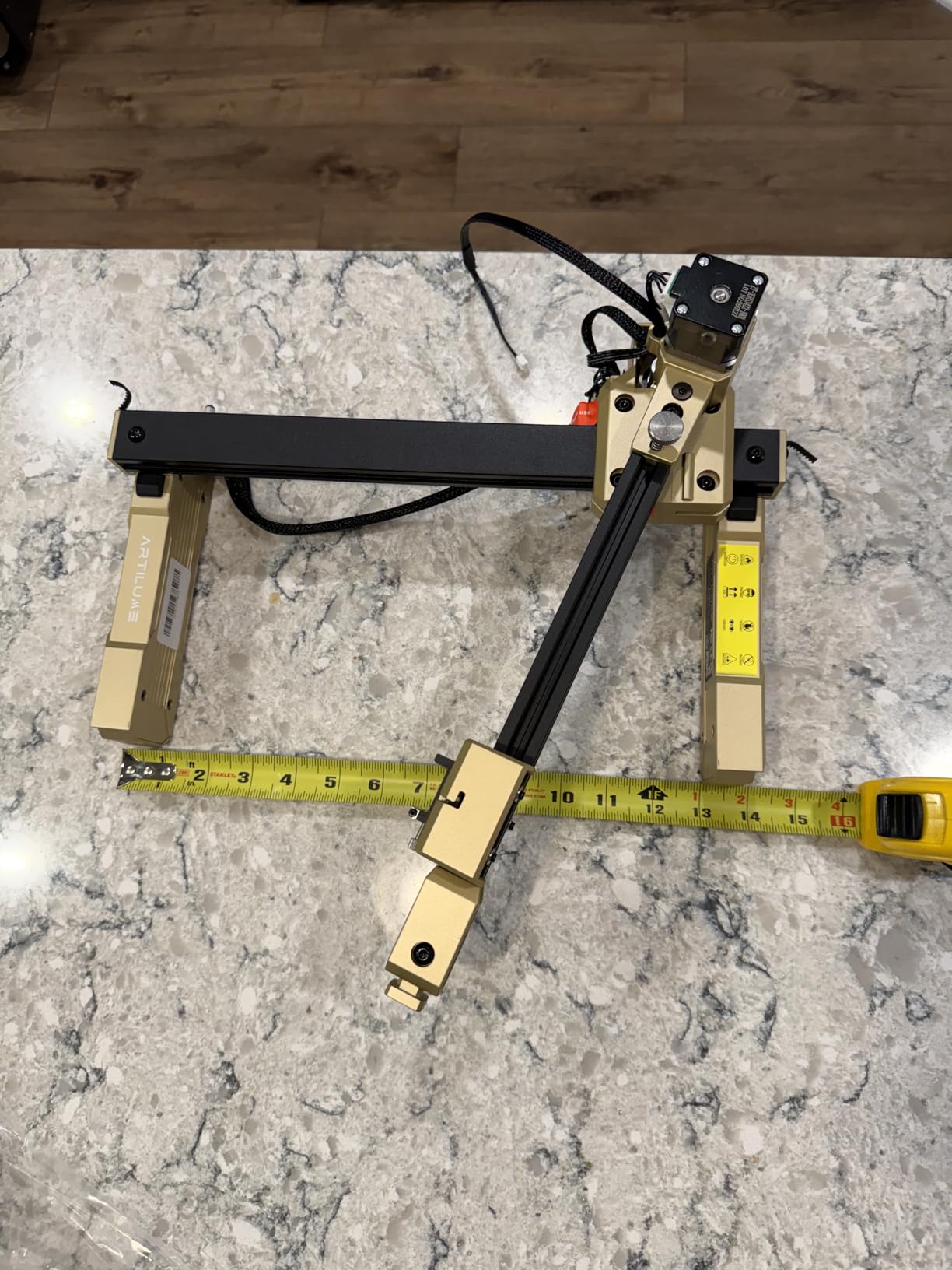 Foldable Laser Engraver for DIY, Craft & Small Business - T1 7W | 200x150mm Work Area | 10000mm/min Speed | 0.01mm Precision | Wood, Leather, Acrylic, Coated Metal customer photo 1