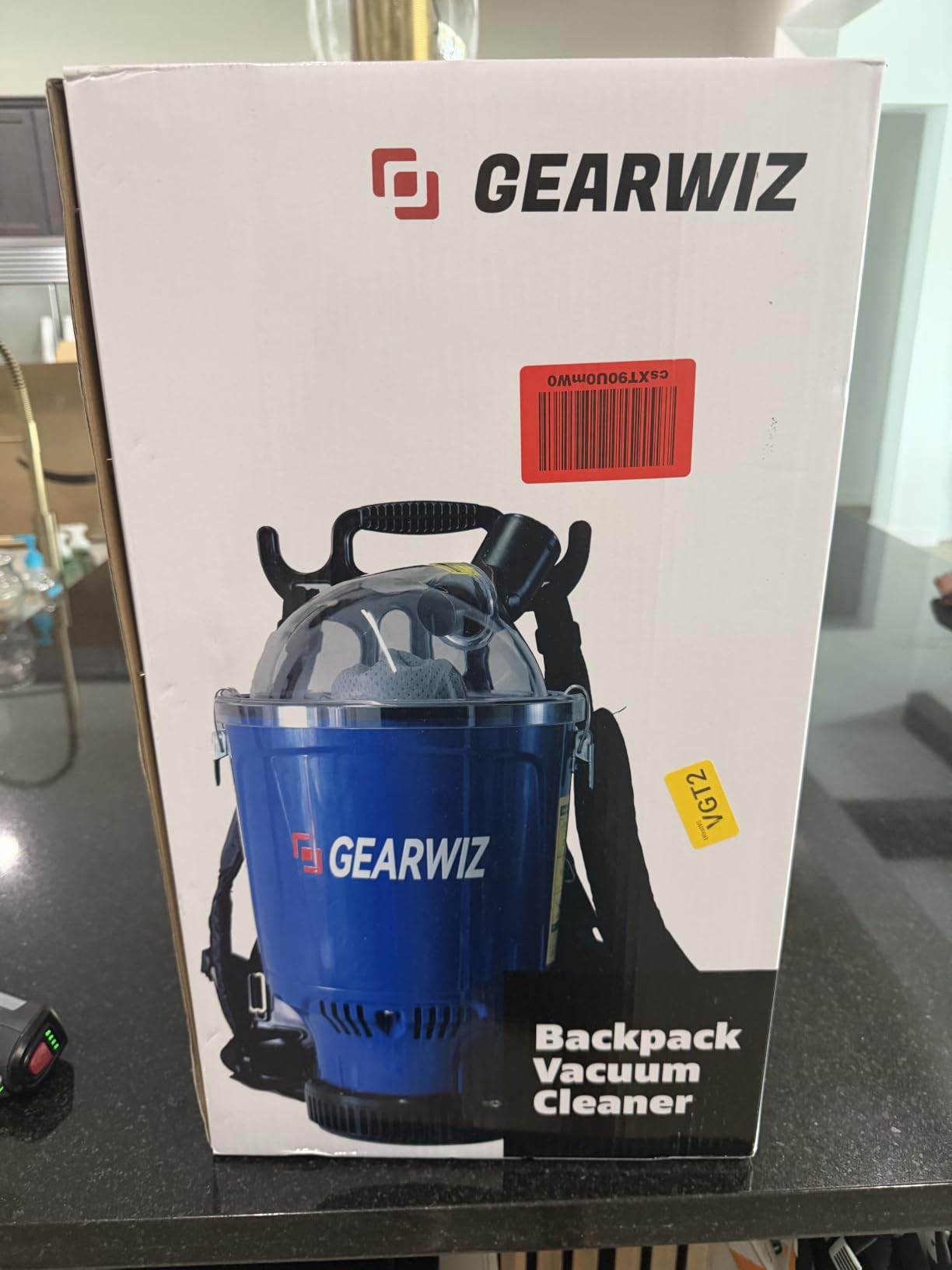 Gearwiz Backpack Vacuum Cleaner - 1000W Shoulder Vacuum with 25KPA Suction, Bagged or Bagless Use, Adjustable Harness, Double Filtration, Washable Dust Bag & Tools for Home, Office, Stairs & Cars customer photo 2