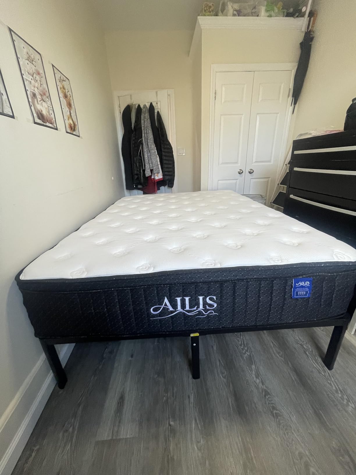 Ailis Queen Mattress, 12 Inch Queen Hybrid Mattress in a Box, Medium Firm with Upgraded Pocket Springs for Superior Motion Isolation, Strong Edge Support & Breathable Comfort customer photo 2