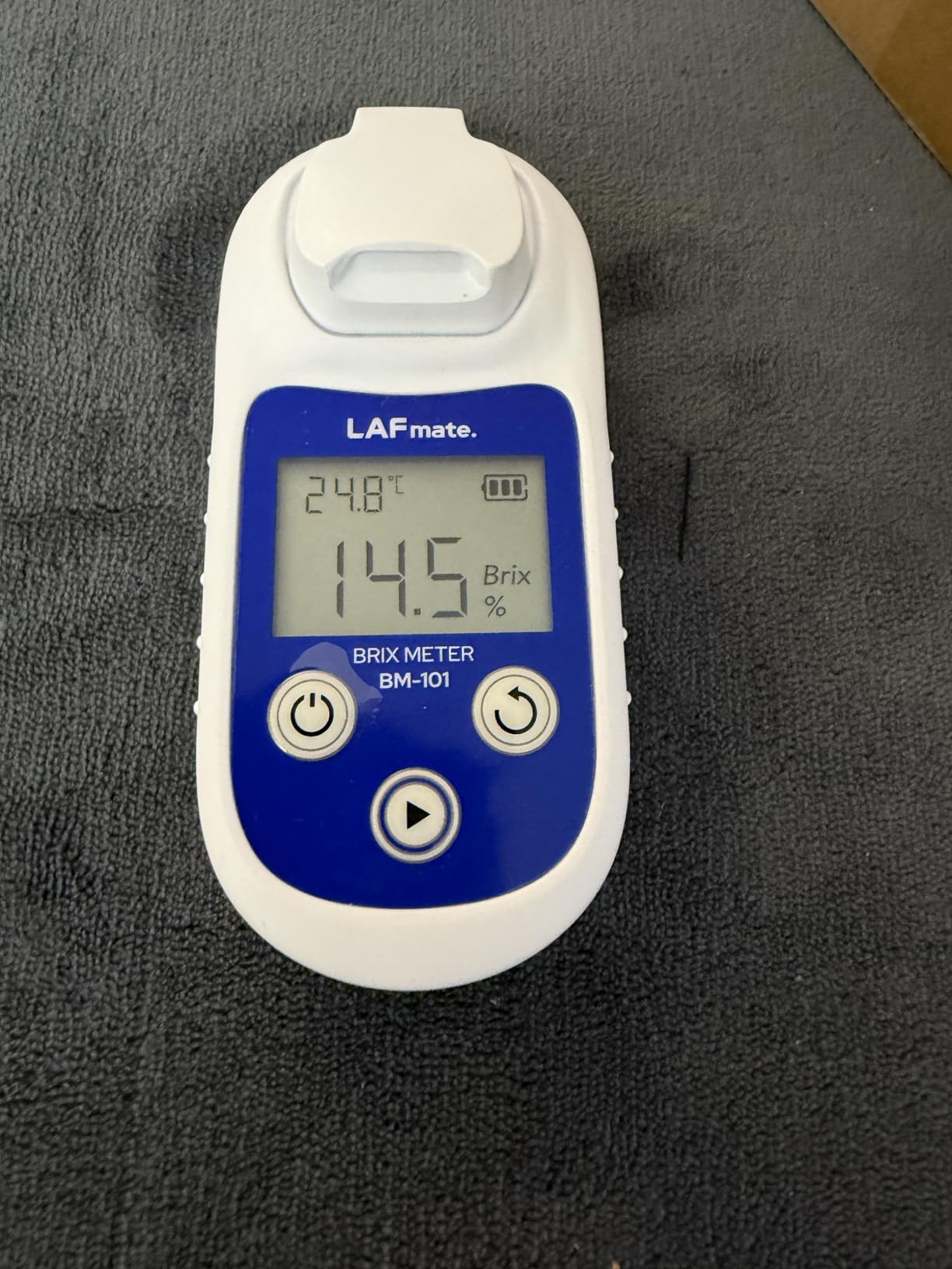 Digital Refractometer Range 0-55 BM101 Brix Refractometer ±0.2% Accuracy with ATC, IP65 Brix Meter for Juice, Wine Making & Coffee customer photo 2
