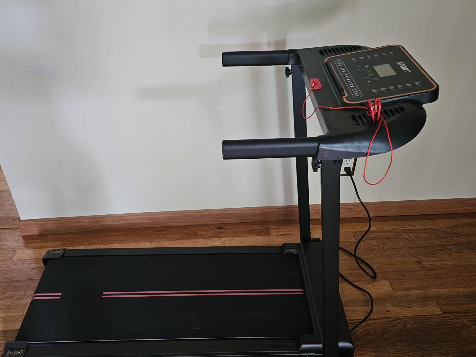 Treadmills for Home Walking Pad - Foldable Treadmill Under Desk with Handle Bar 0.6-6.2 MPH Portable Folding Pads Compact Running Machine Quiet Lightweight | Under Desk, 0.6-6.2 MPH, Portable Folding, Compact Running Machine, Quiet Lightweight customer photo 2
