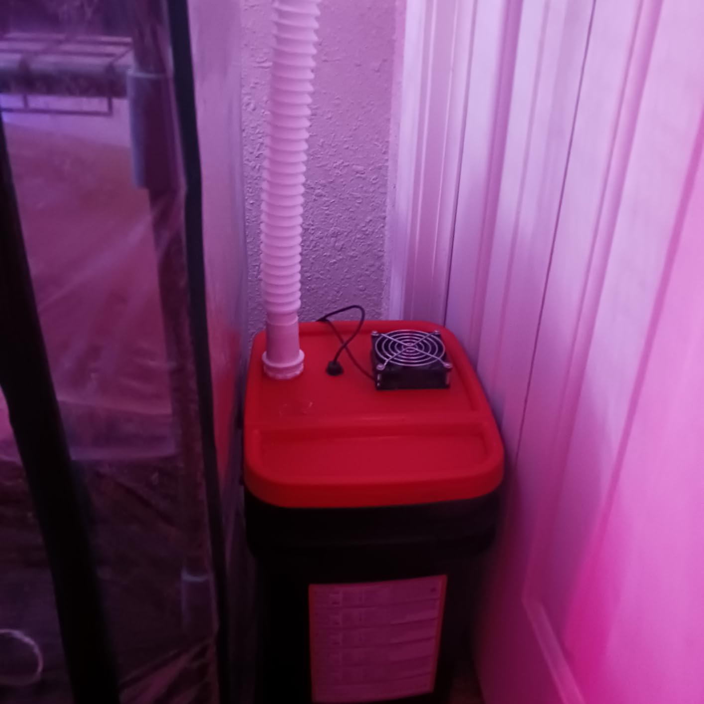 19L Large DIY Humidifier Kit - for Plants, Mushrooms, Grow Tents, Terrarium | Turns a 5 Gallon Bucket into Cool Mist Humidifier, Extendable Hose, High Output, Long Runtime (1-Fogger, Normal Mist) customer photo 1