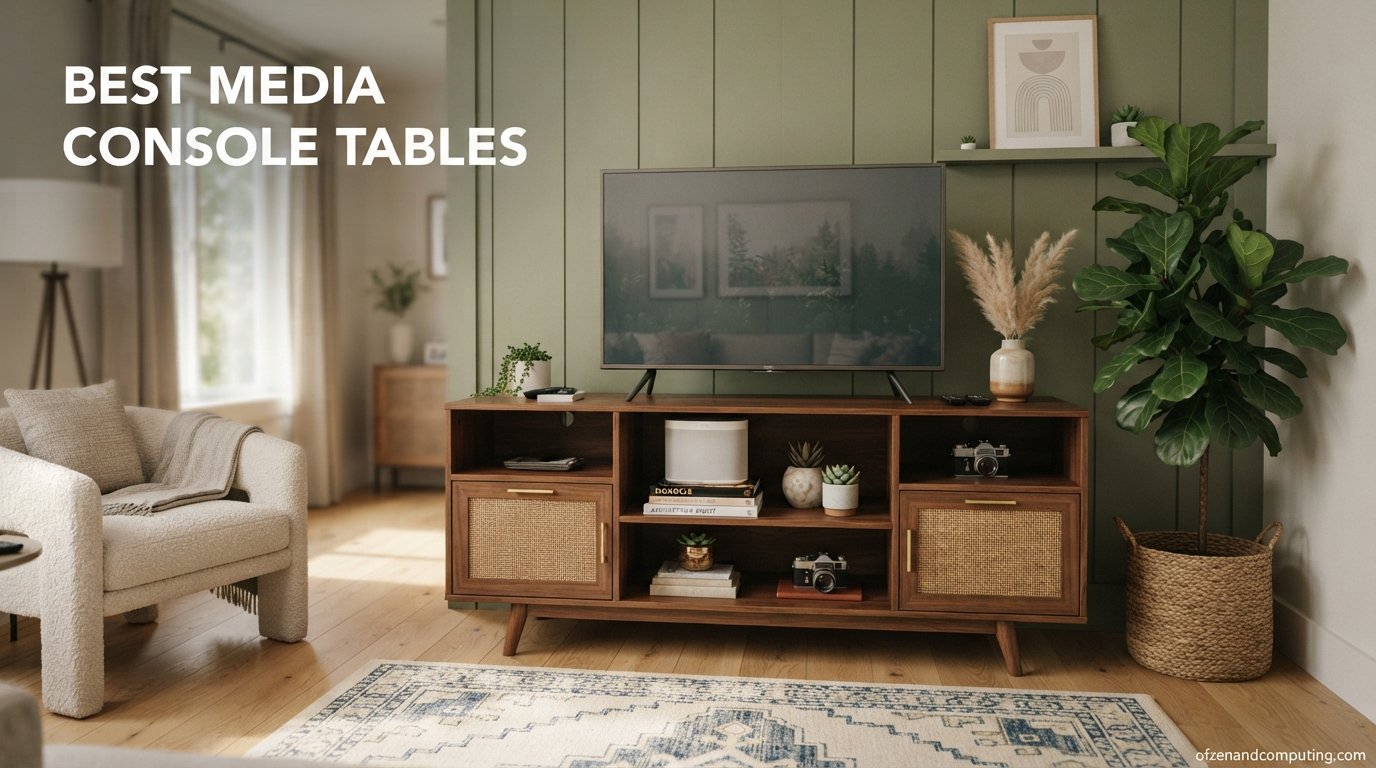 best media console tables