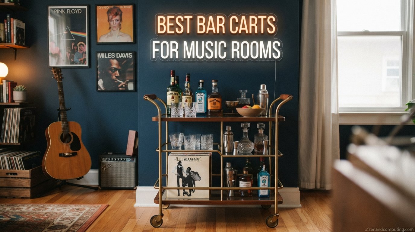 best bar carts for music rooms