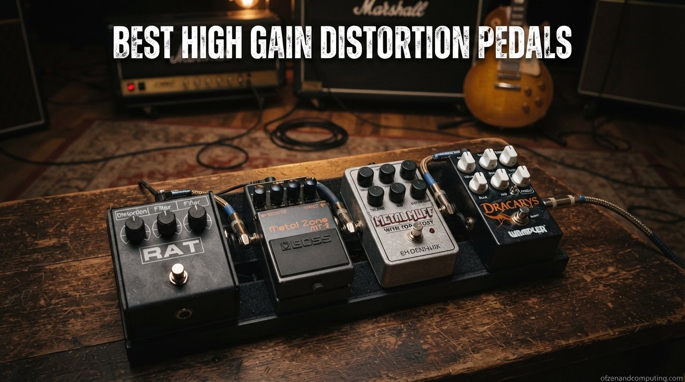 best high gain distortion pedals