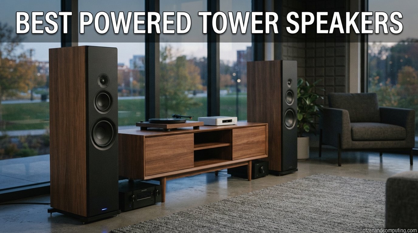 best powered tower speakers