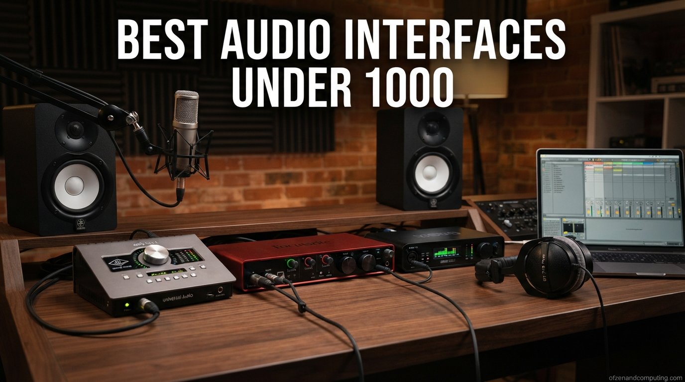 best audio interfaces under 1000