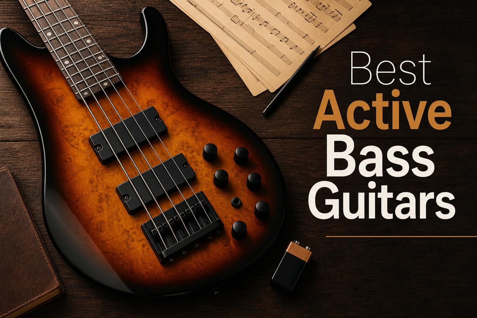 best active bass guitars
